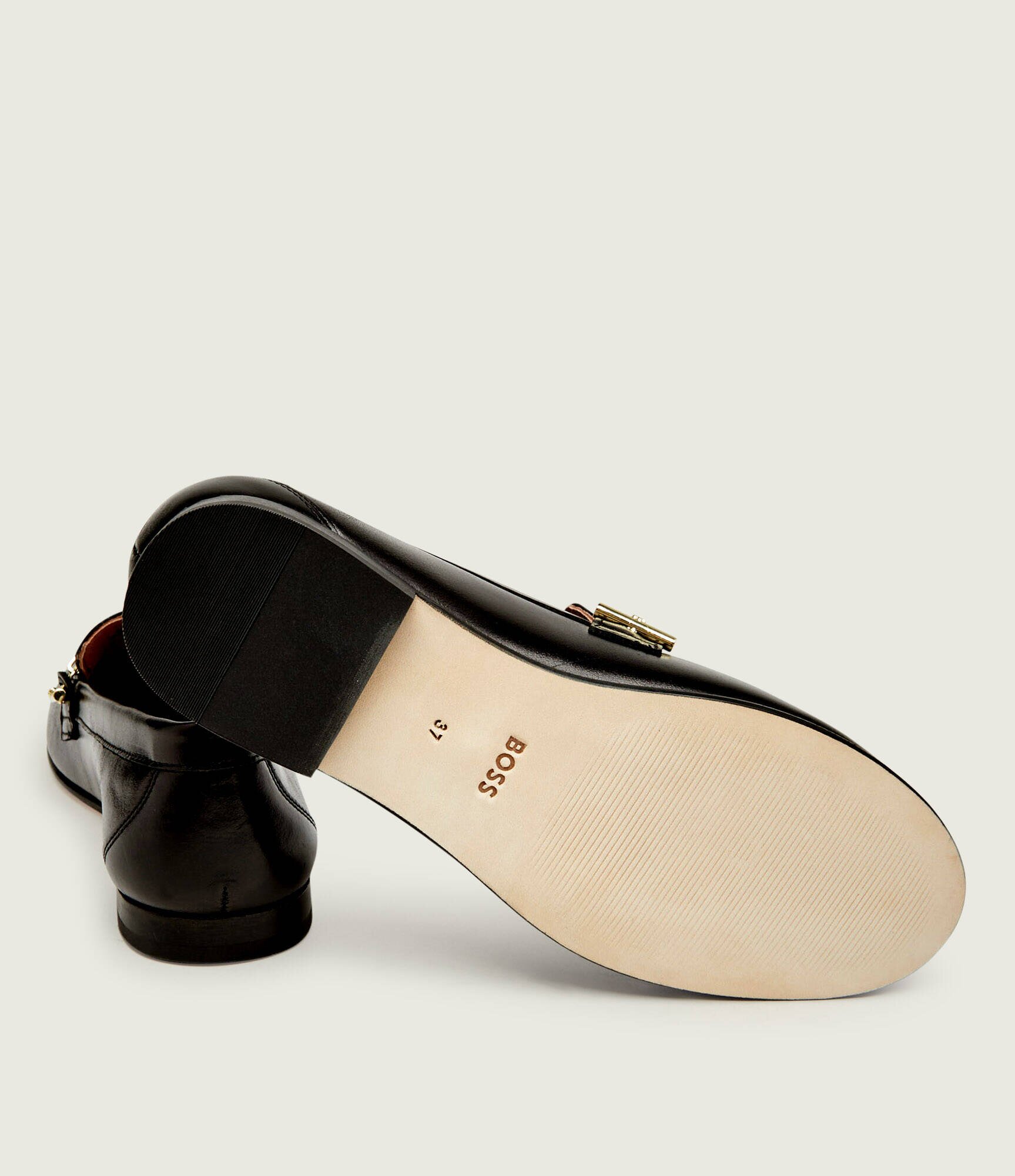 BOSS Black De piele pantofi loafer Jadey_Mocc_LSCH