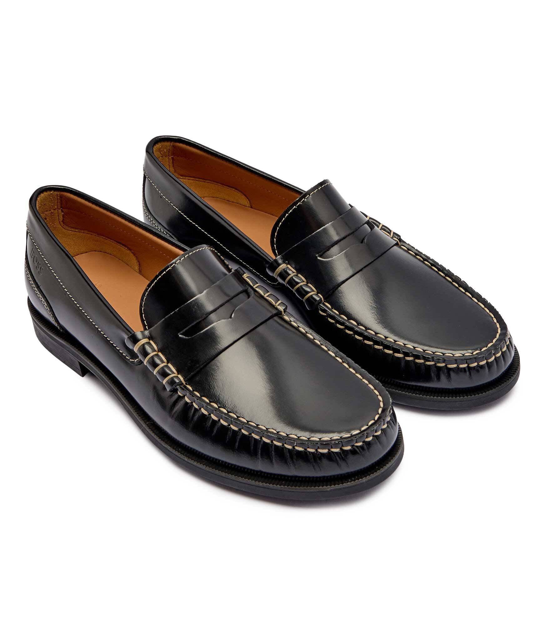 BOSS Black De piele pantofi loafer Lycia_Mocc_BOCS