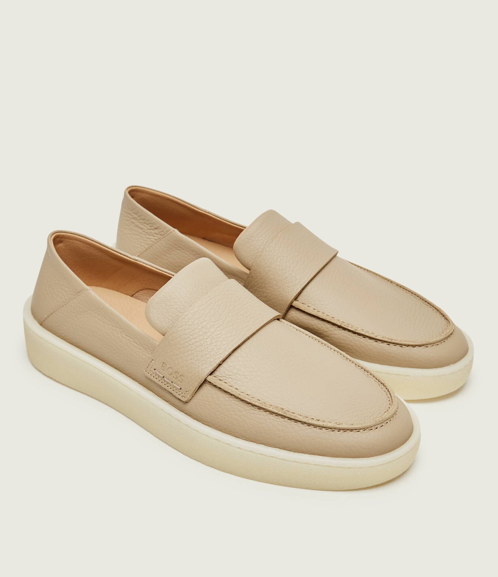 BOSS Black De piele pantofi loafer Randal_Loaf_tb