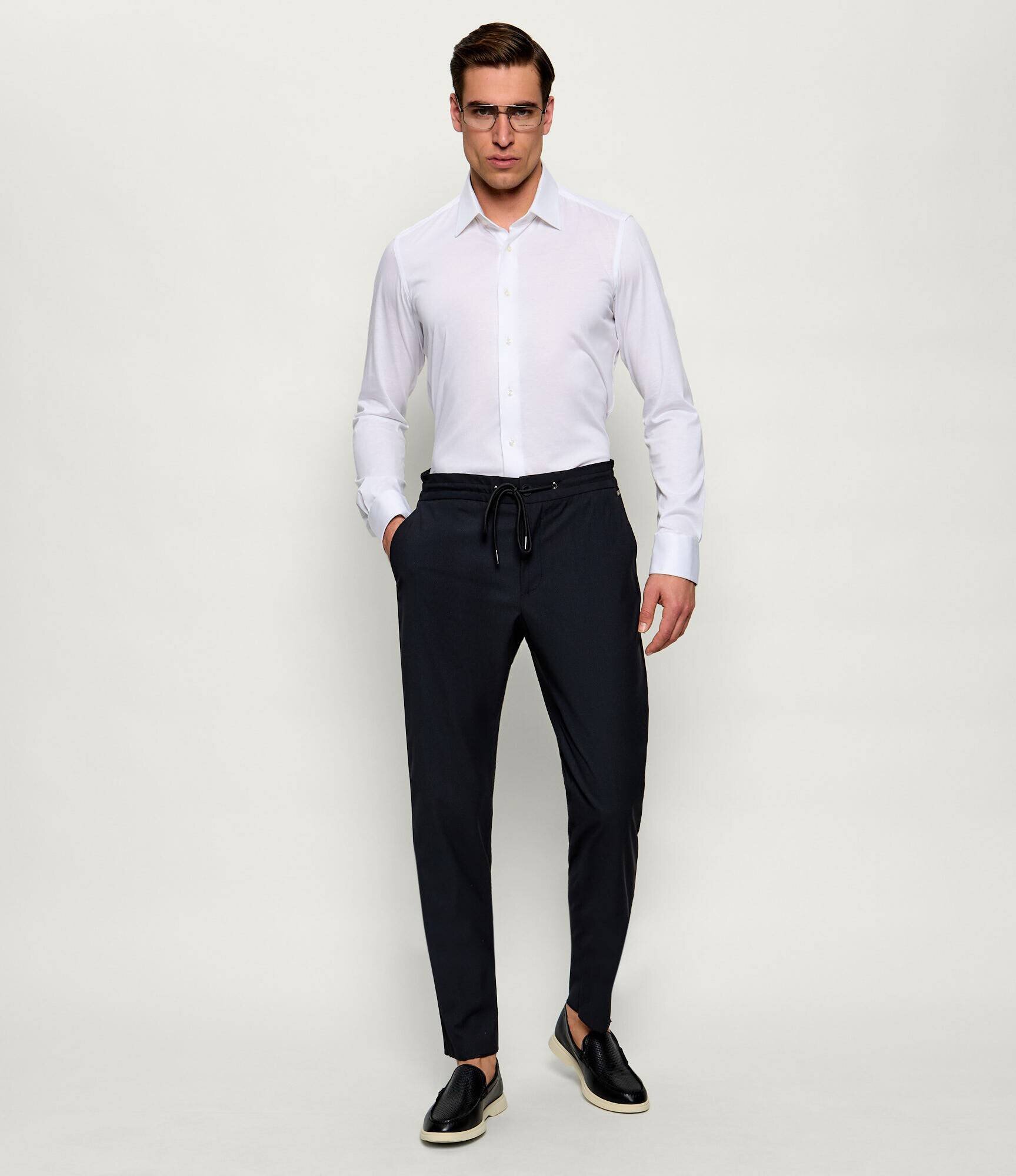 BOSS Black De piele pantofi loafer Sienne