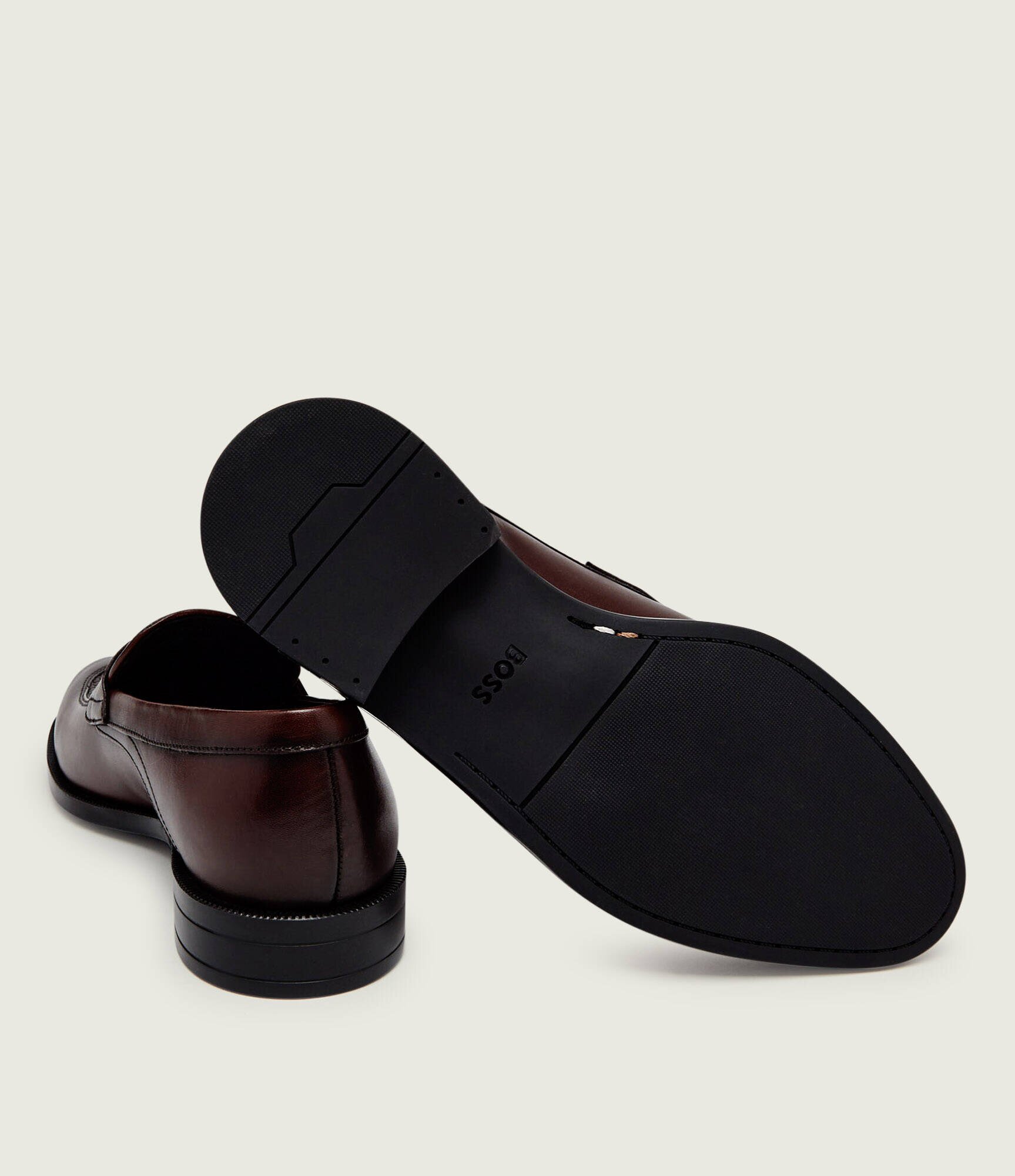 BOSS Black De piele pantofi loafer Tayil_Loaf_buwvpe