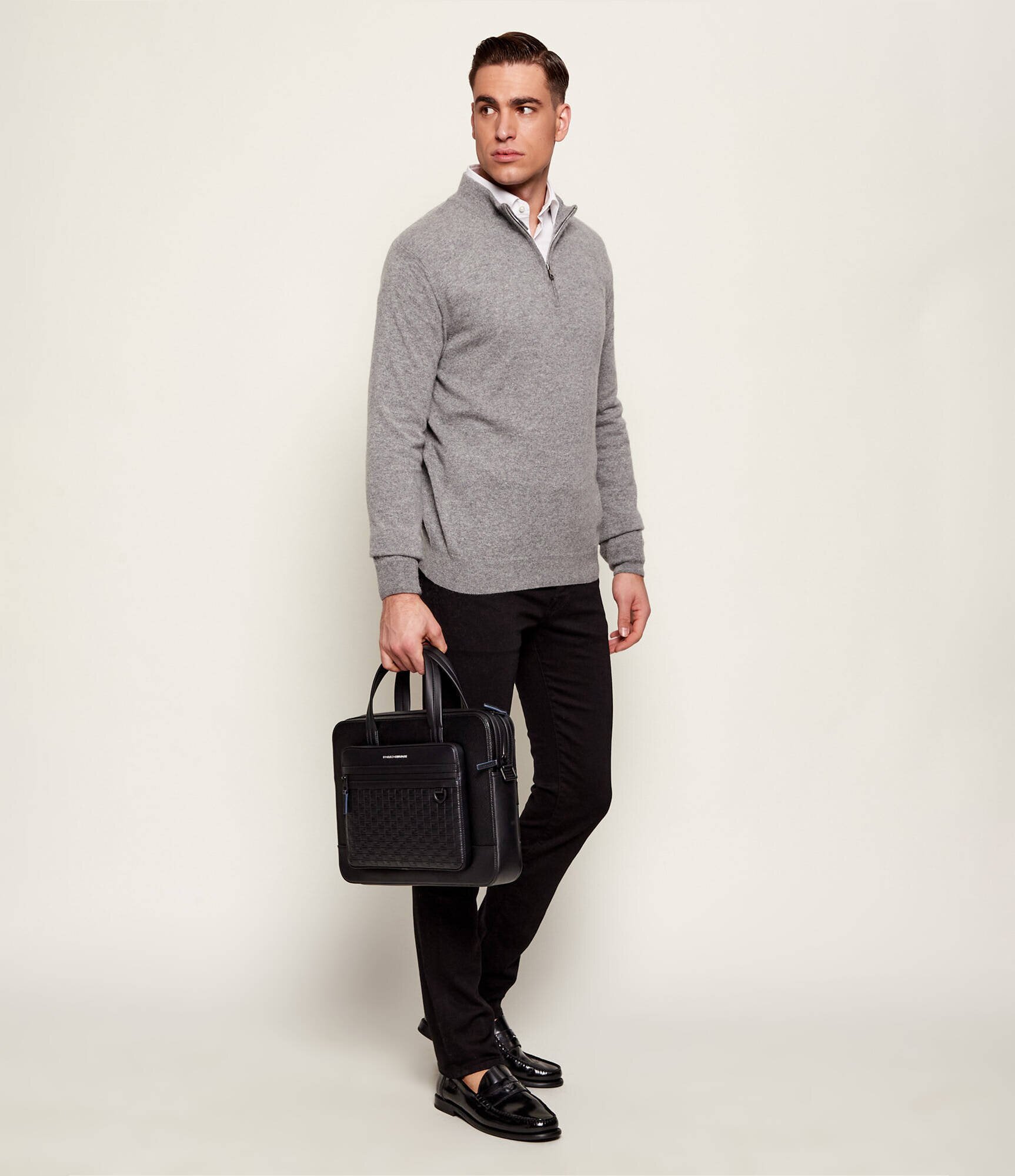 BOSS Black De piele pantofi loafer Tevan_Mocc_bohw