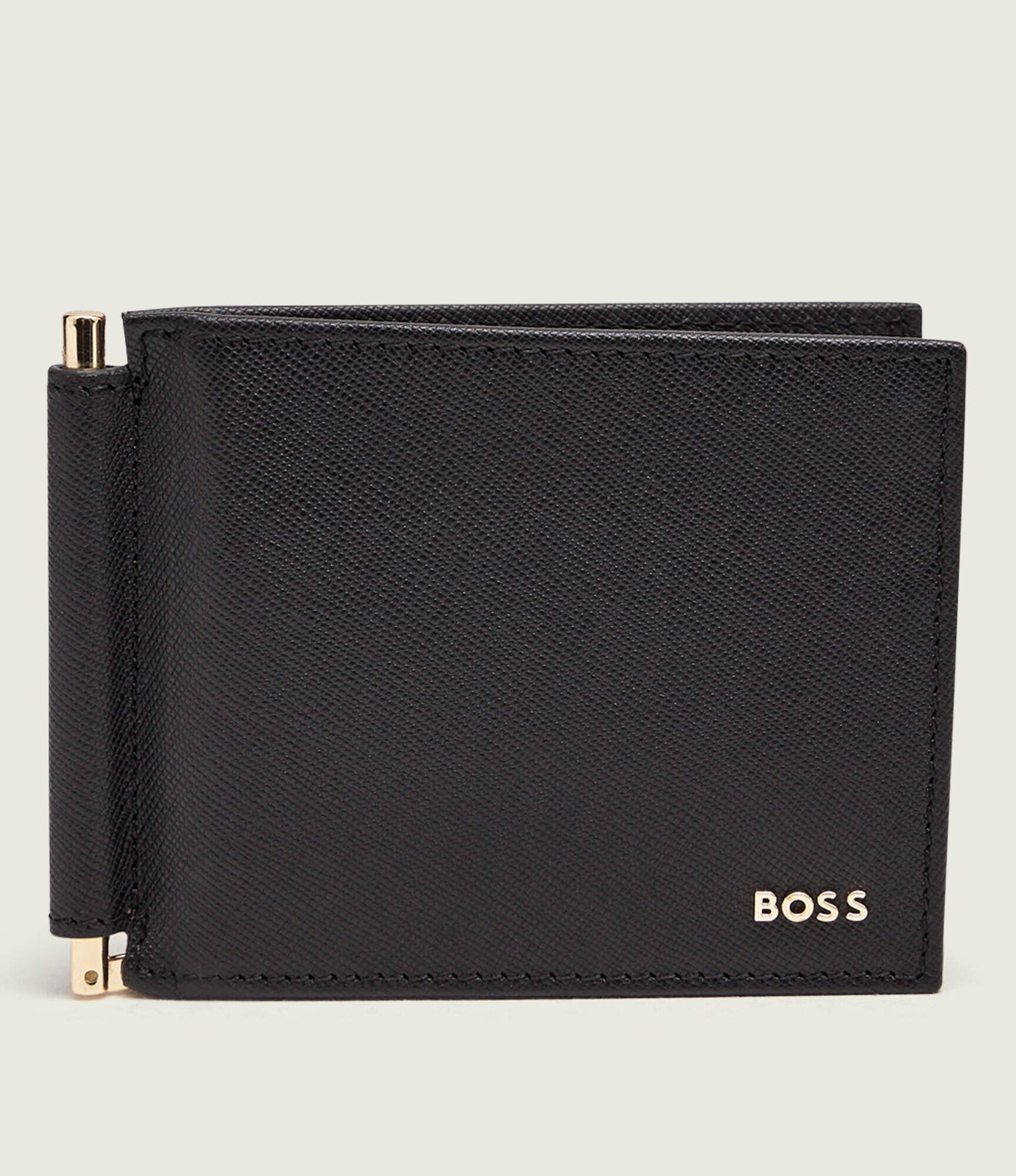 BOSS Black De piele portofel GB_6cc Coin_Clip