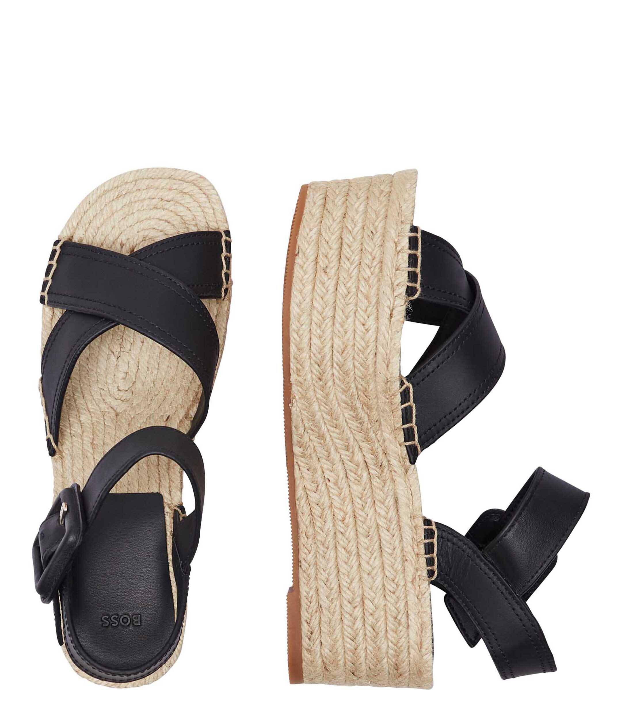 BOSS Black De piele sandale Machica_Pltsan_LTBK