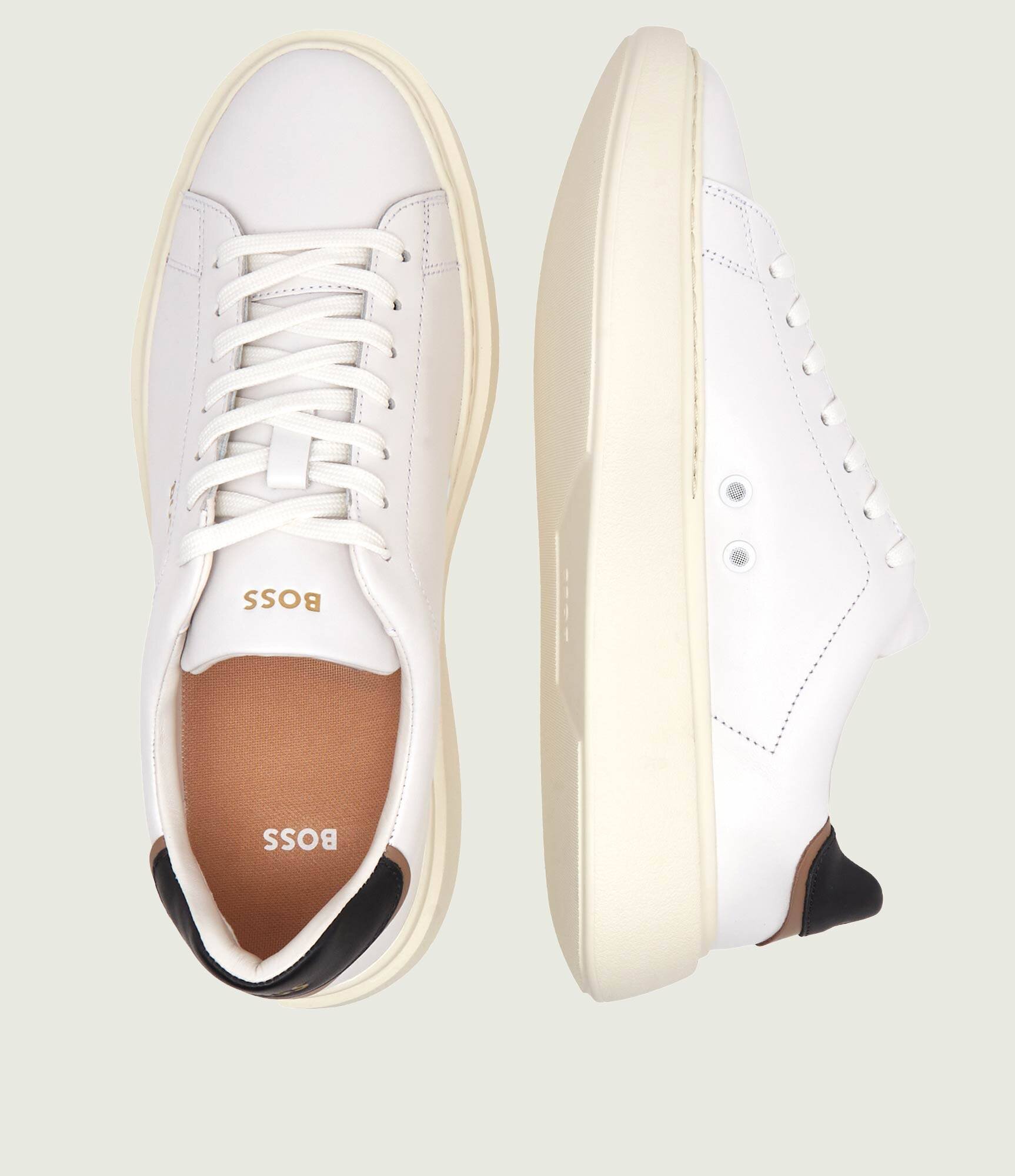BOSS Black De piele sneakers Amber_Runn_fl1