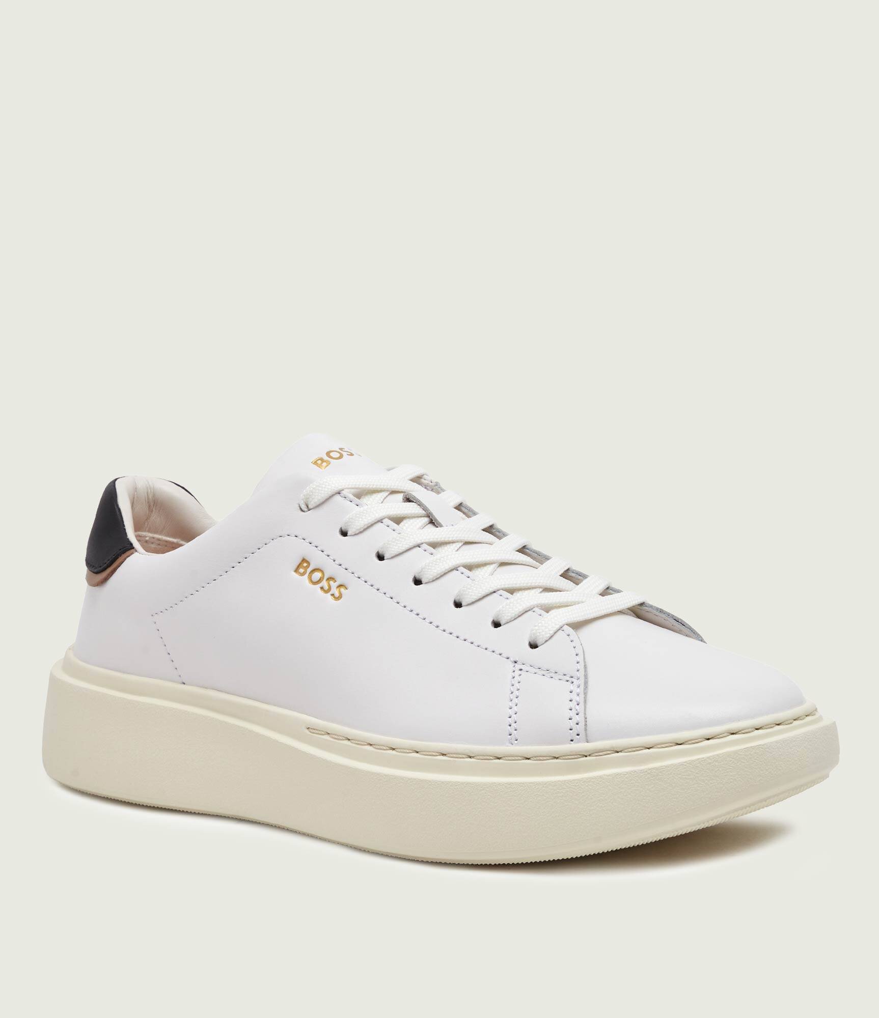 BOSS Black De piele sneakers Amber_Runn_fl1