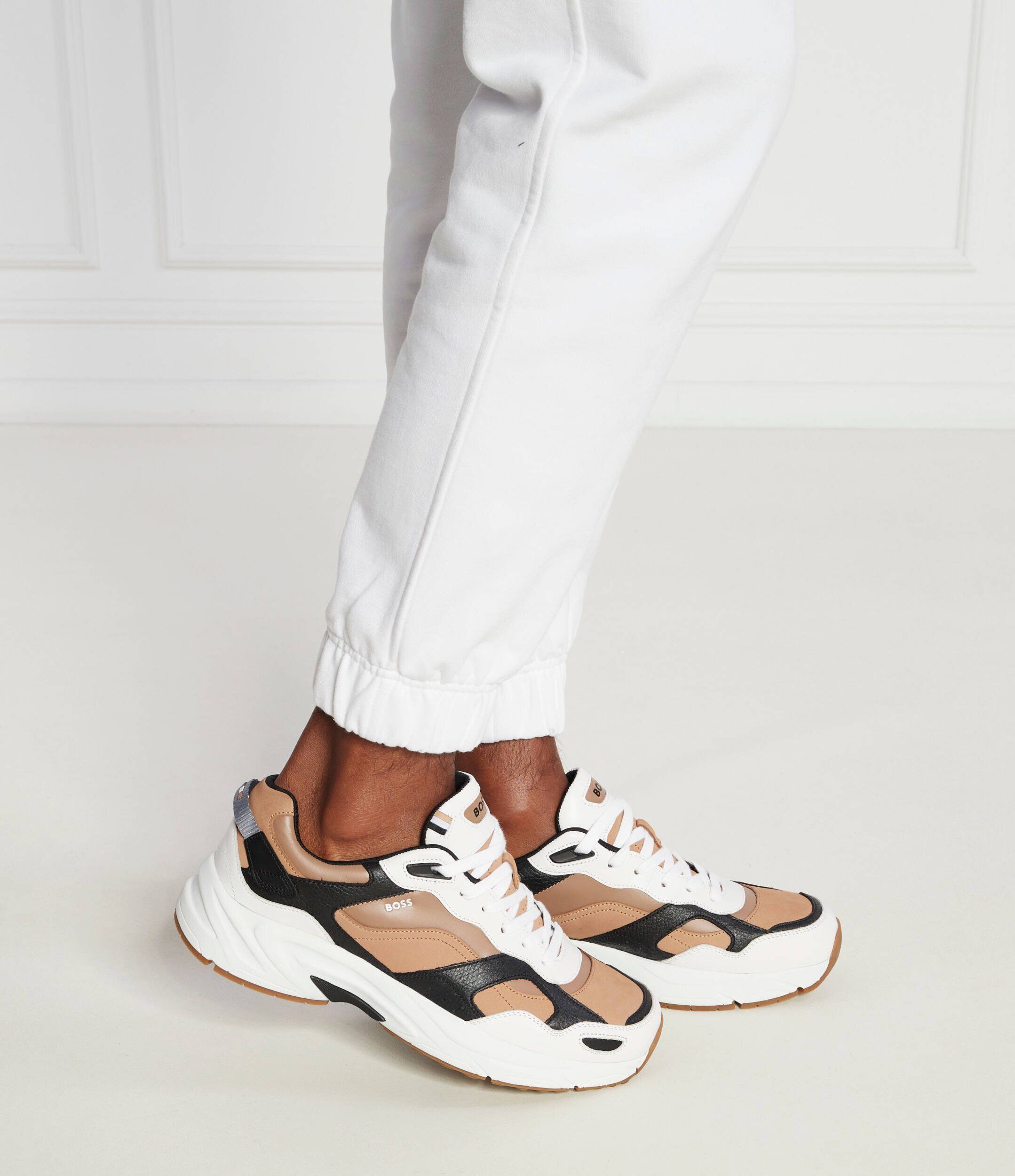 BOSS Black De piele sneakers Levitt_Runn_lt