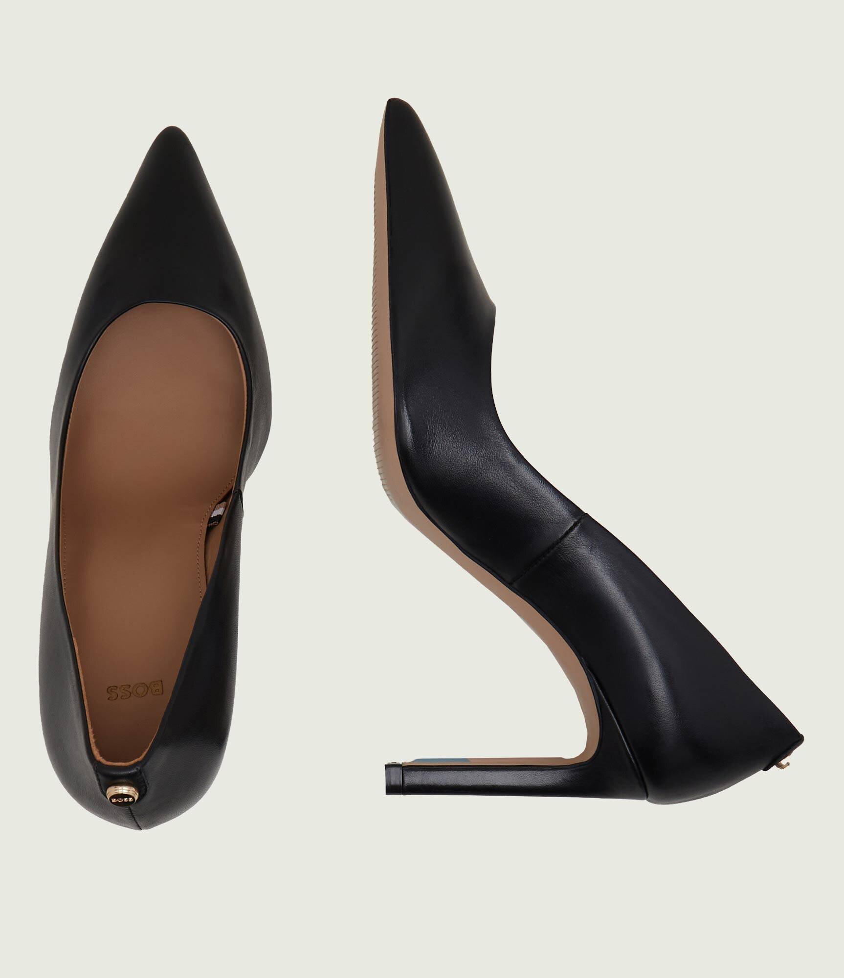BOSS Black De piele tocuri Janet Pump