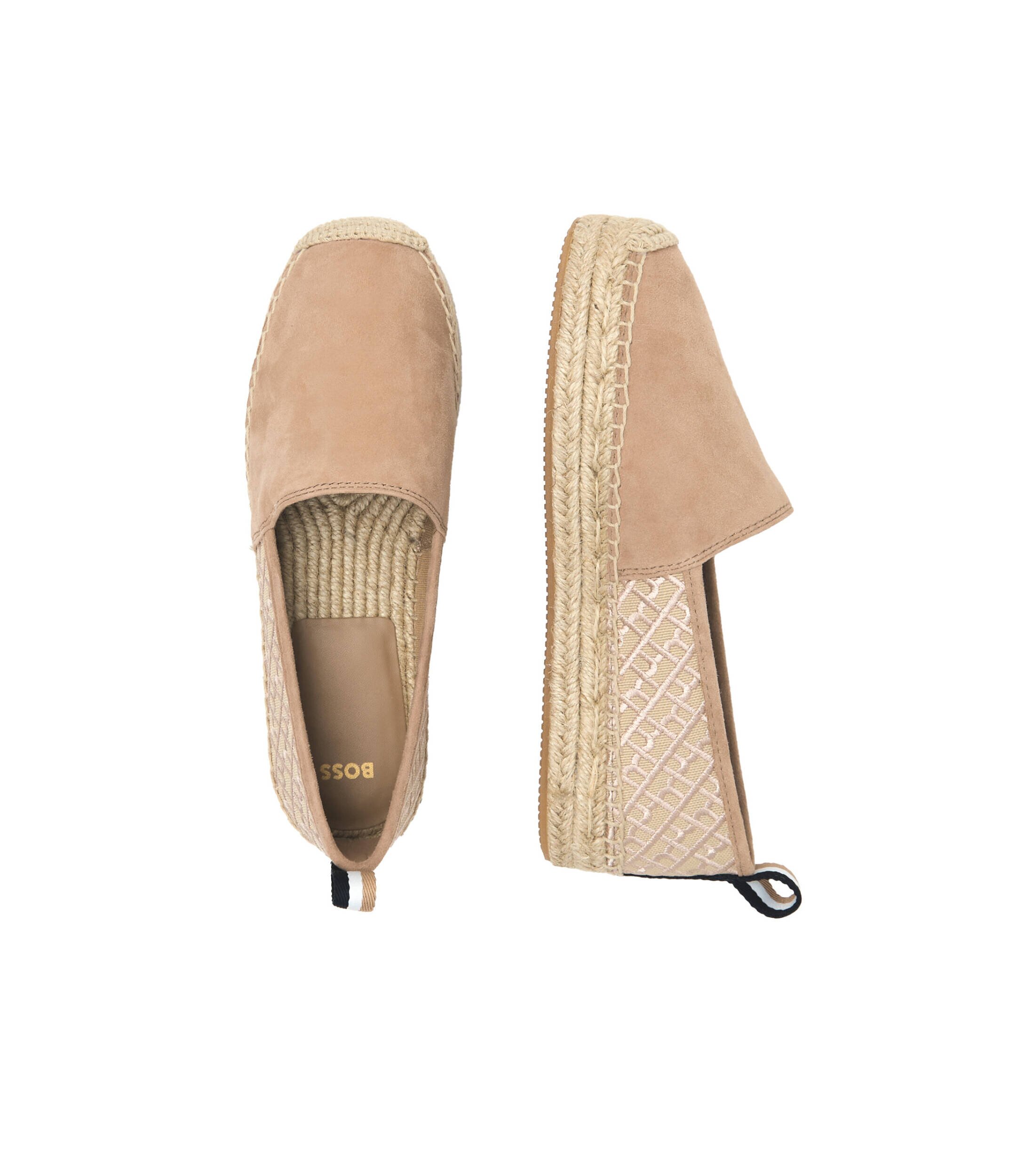 BOSS Black Espadrile Madeira_Slon | piele întoarsă