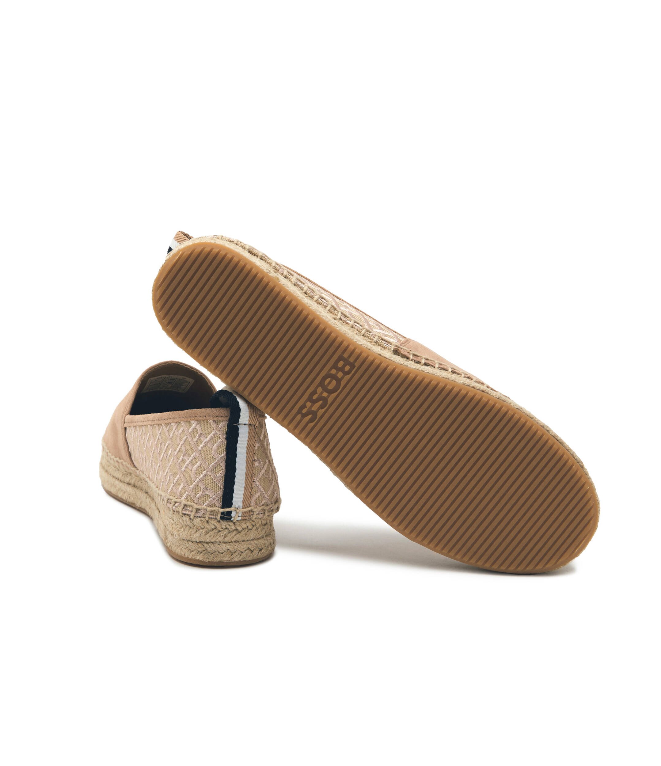 BOSS Black Espadrile Madeira_Slon | piele întoarsă