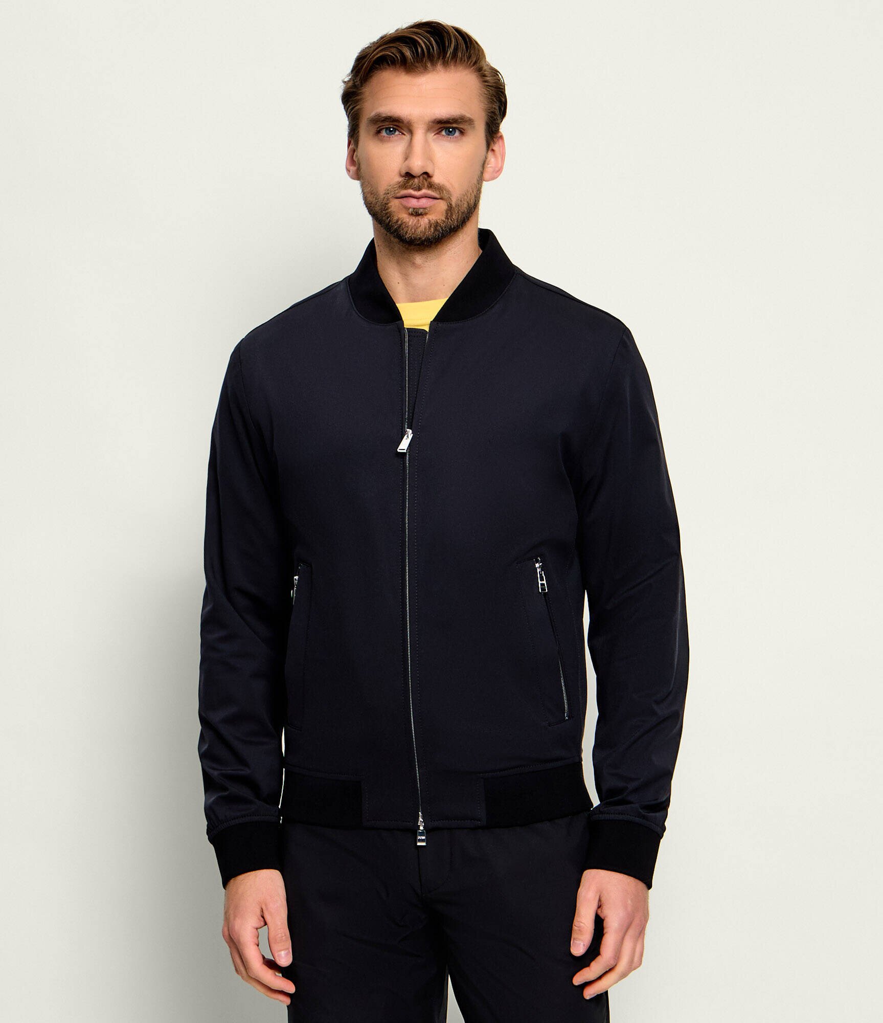 BOSS Black Geacă bomber P-Hanry-J-BMB-WG-232| Slim Fit