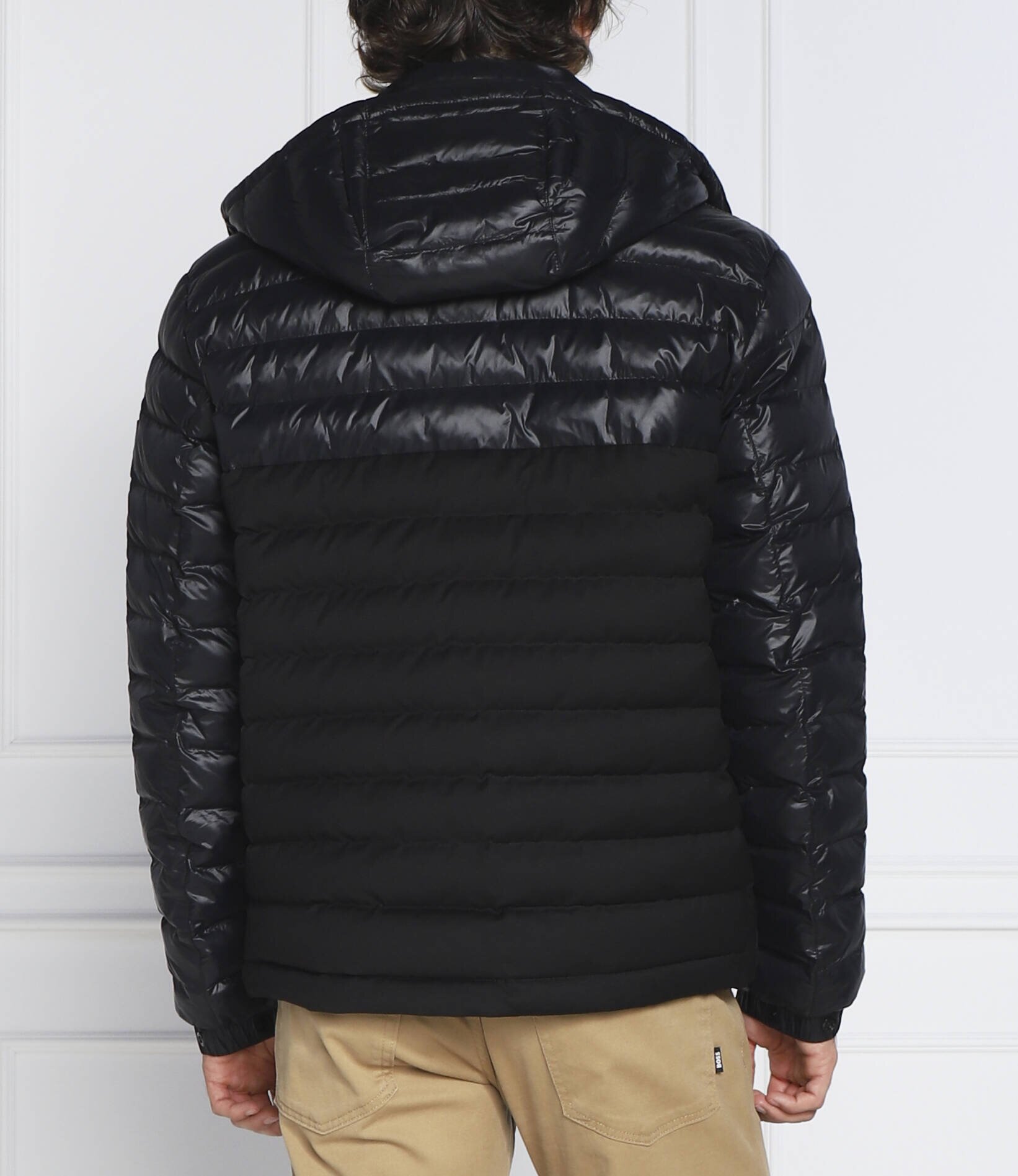 BOSS Black geacă darula | relaxed fit cu adaos de lână