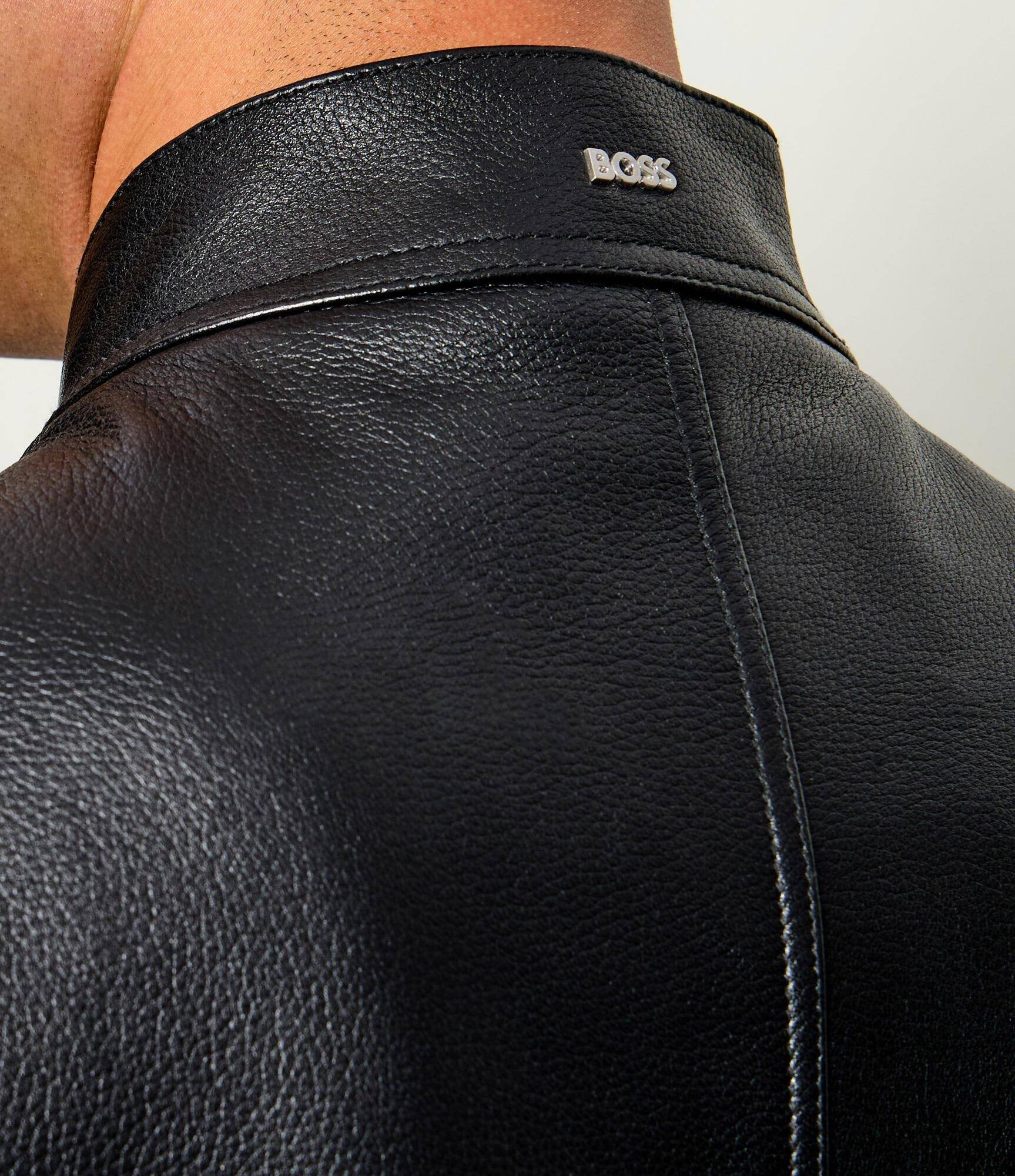 BOSS Black Geacă de piele H-Mansell5 | regular fit