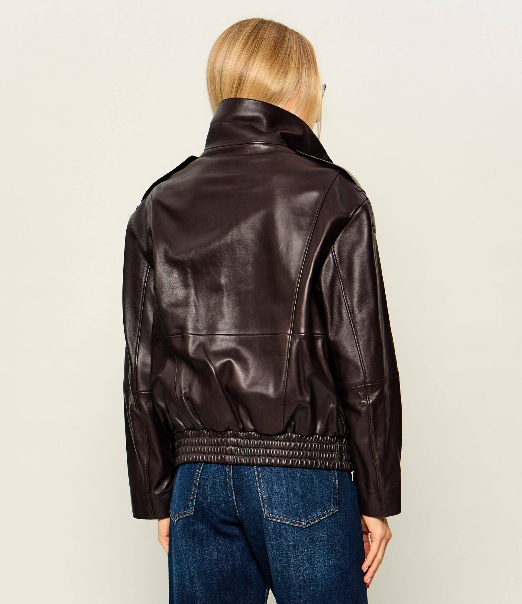 BOSS Black Geacă de piele Savani | regular fit