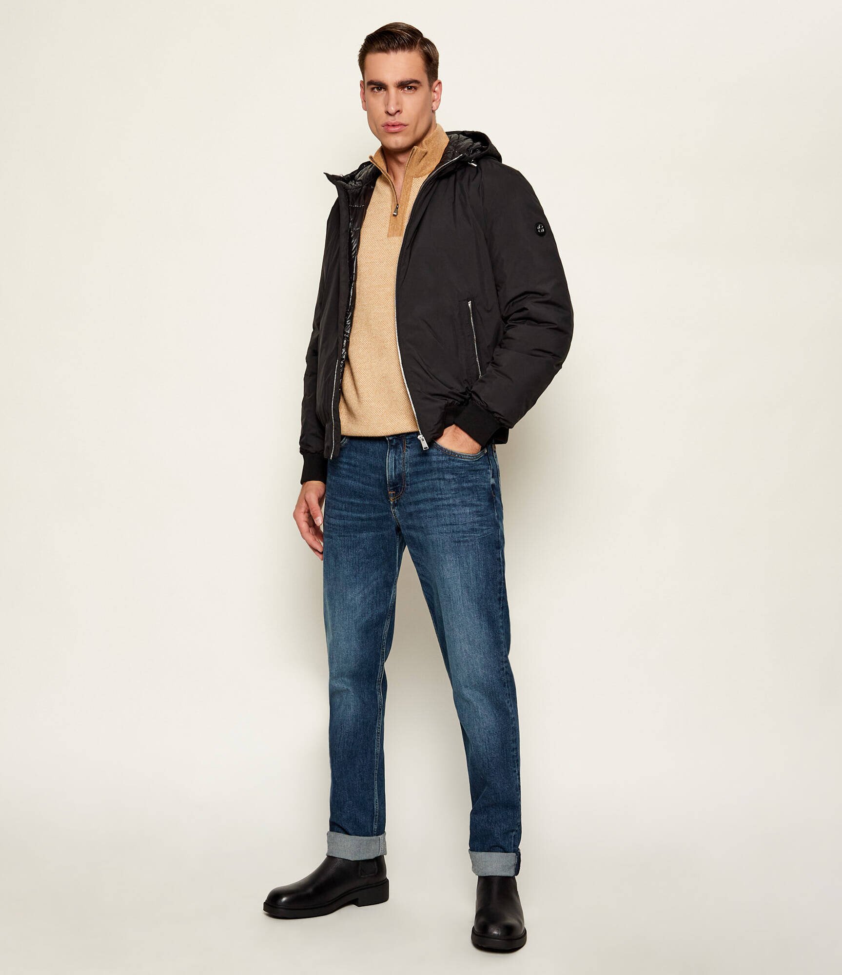 BOSS Black Geacă de puf bomber H-Drevos | regular fit