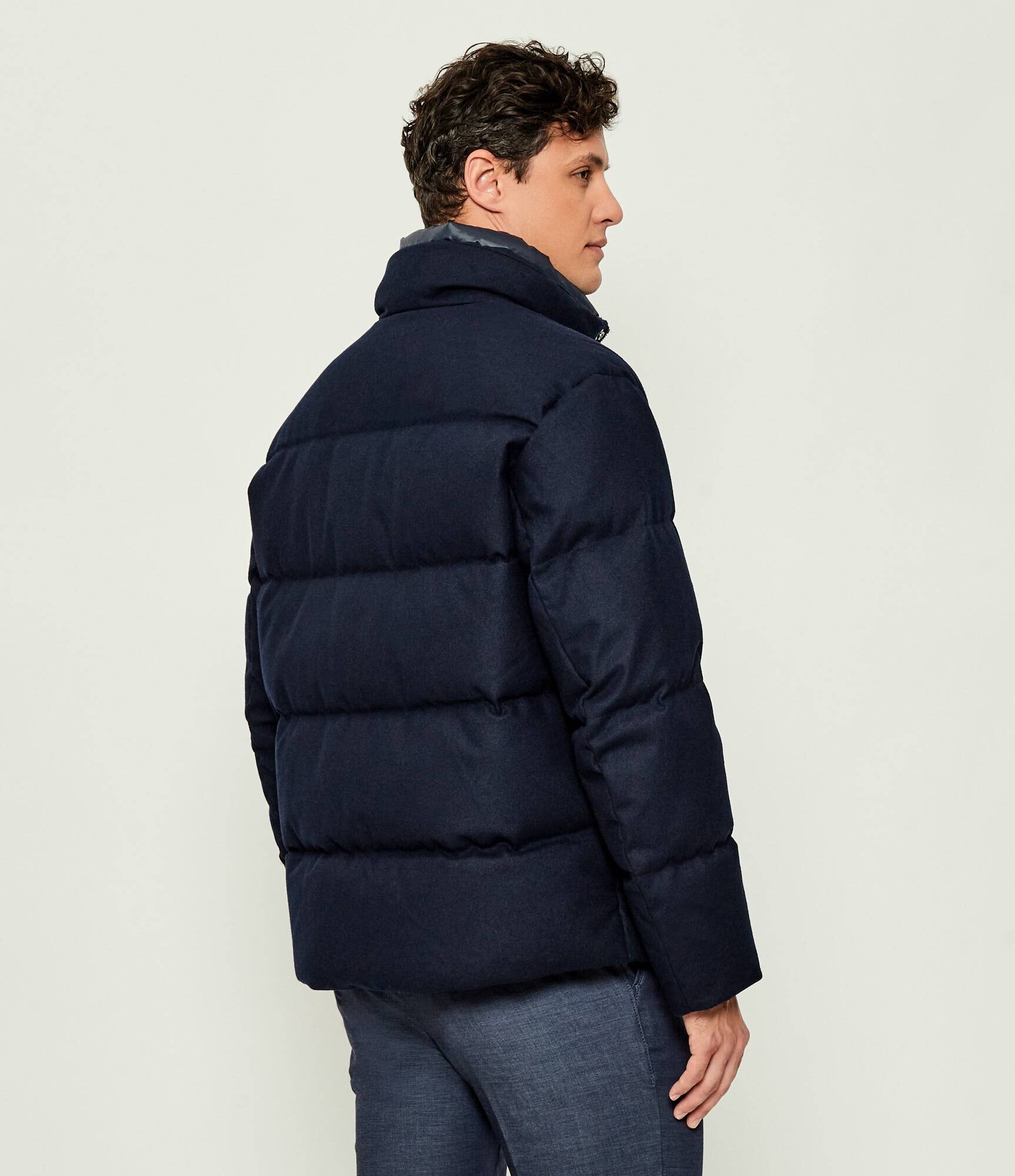 BOSS Black Geacă de puf P-Drader | regular fit cu adaos de lână
