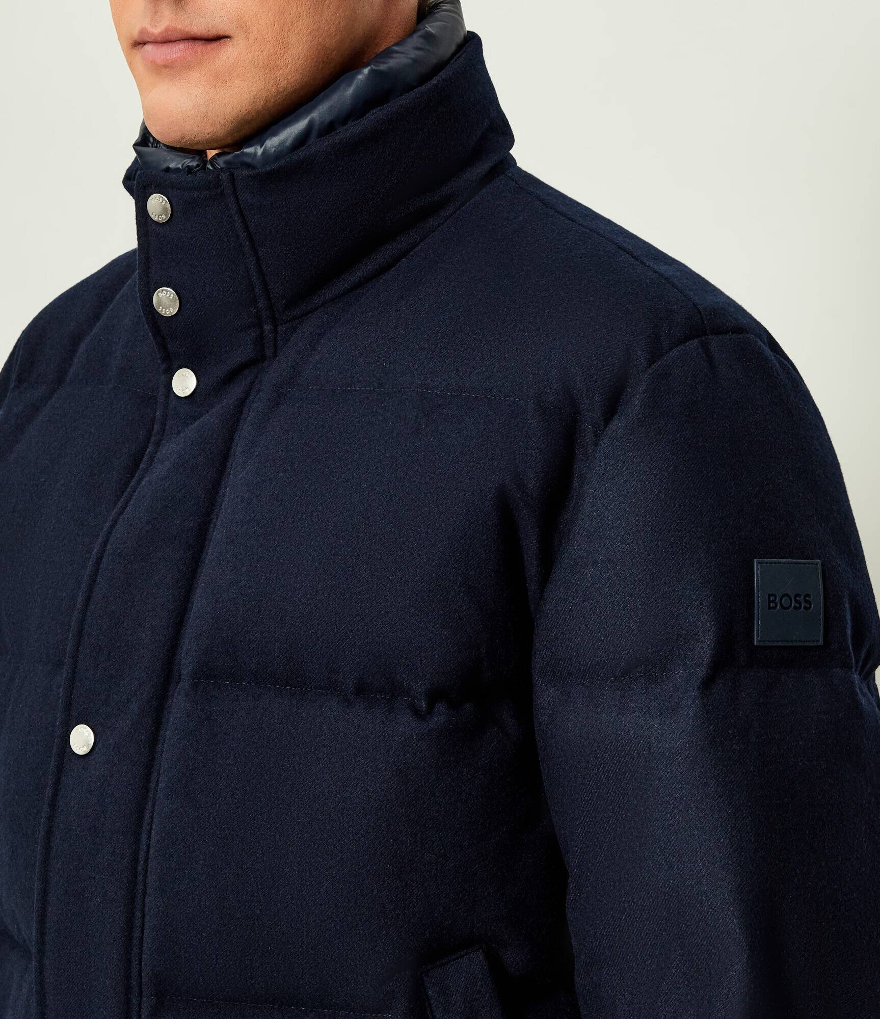 BOSS Black Geacă de puf P-Drader | regular fit cu adaos de lână