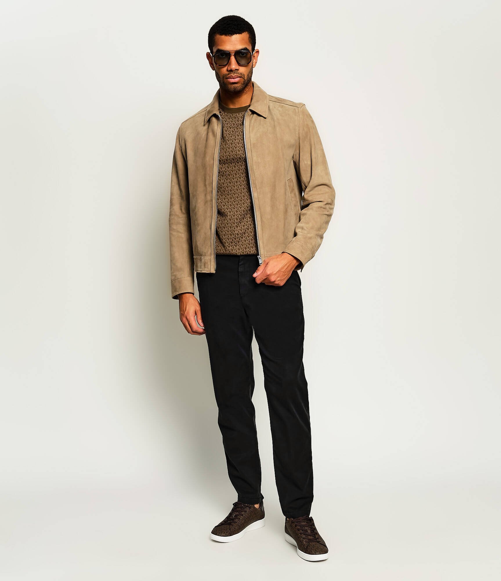 BOSS Black Geacă H-Malbano7 | regular fit | piele întoarsă