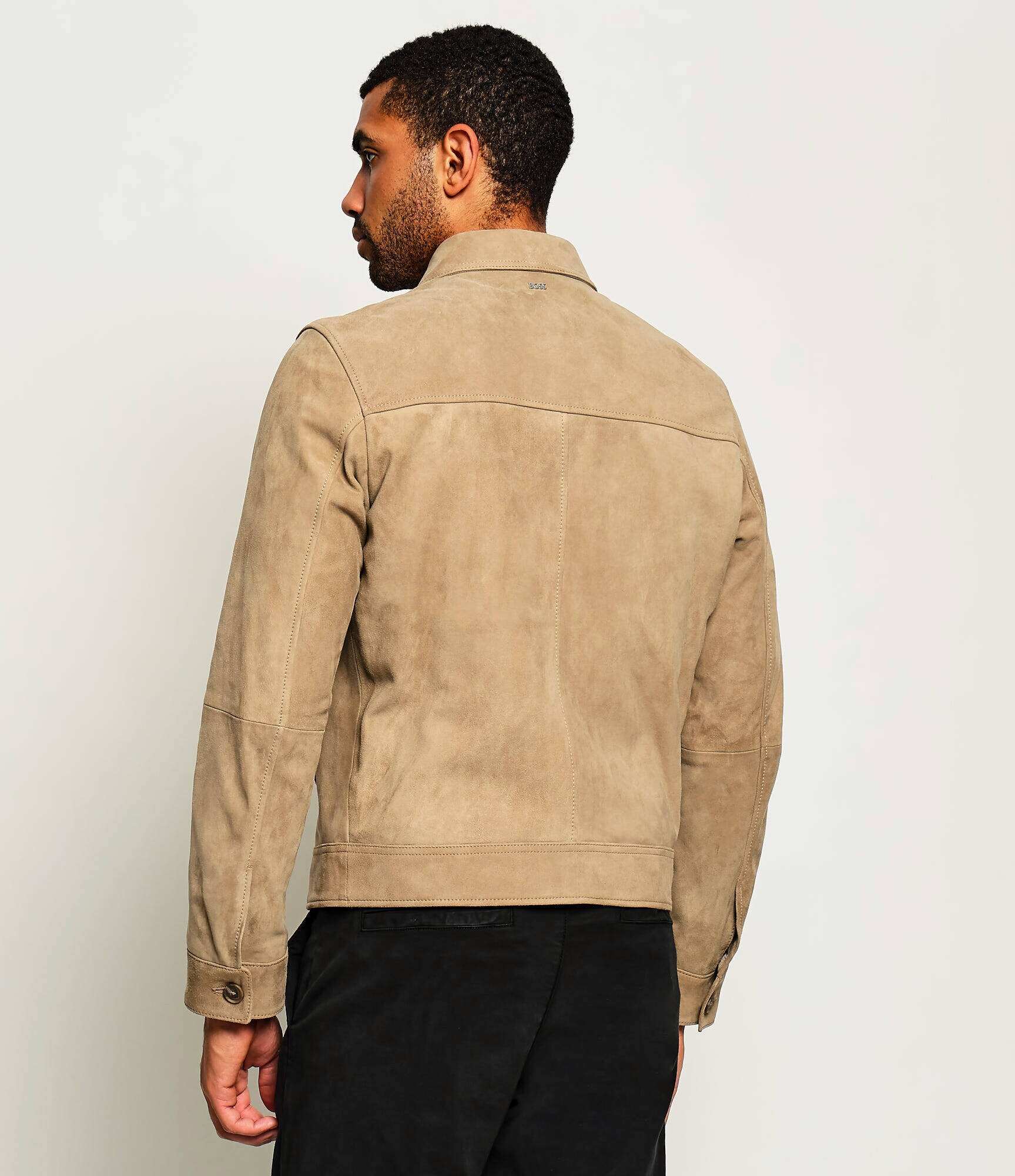 BOSS Black Geacă H-Malbano7 | regular fit | piele întoarsă