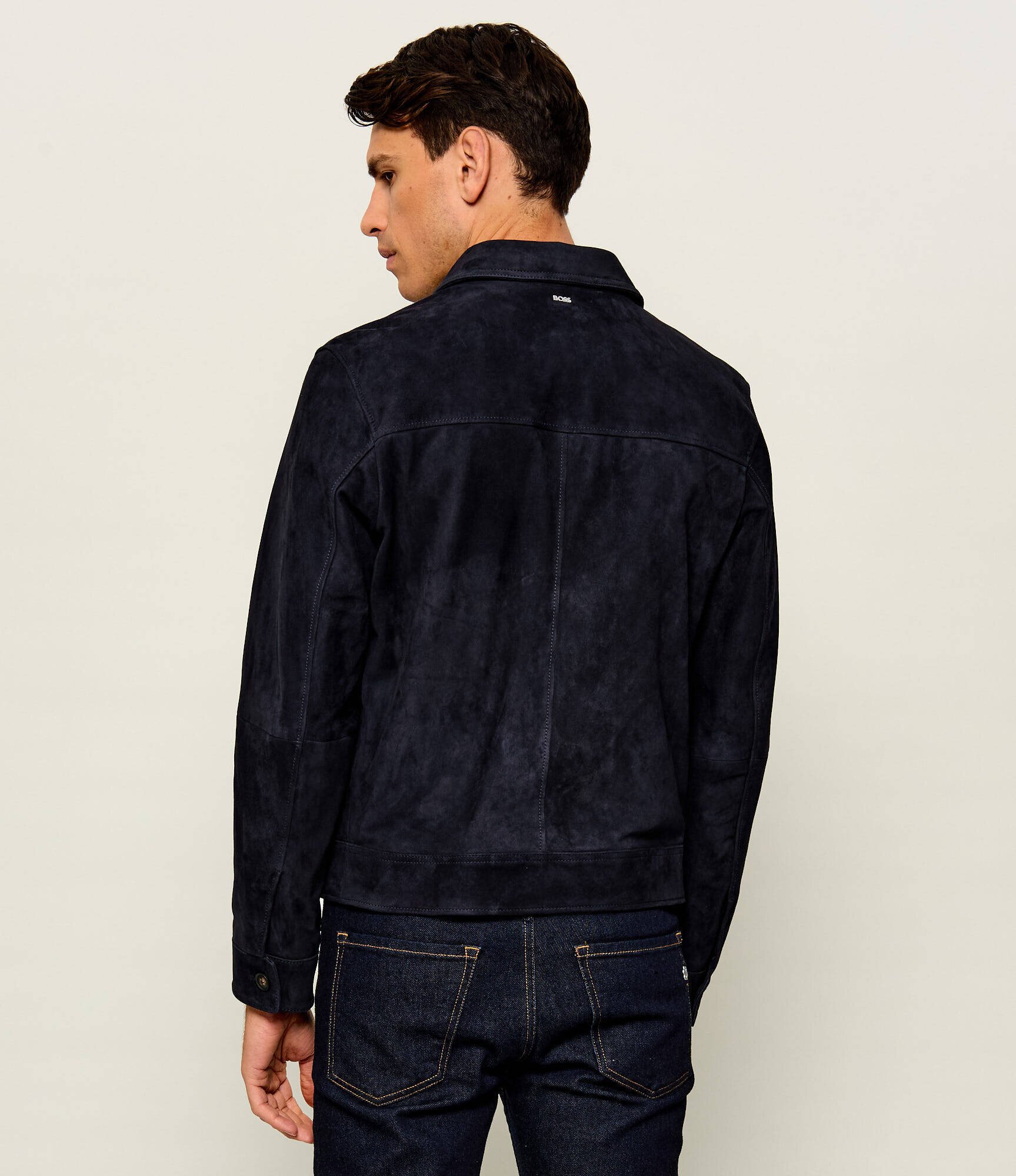 BOSS Black Geacă H-Malbano7 | regular fit | piele întoarsă