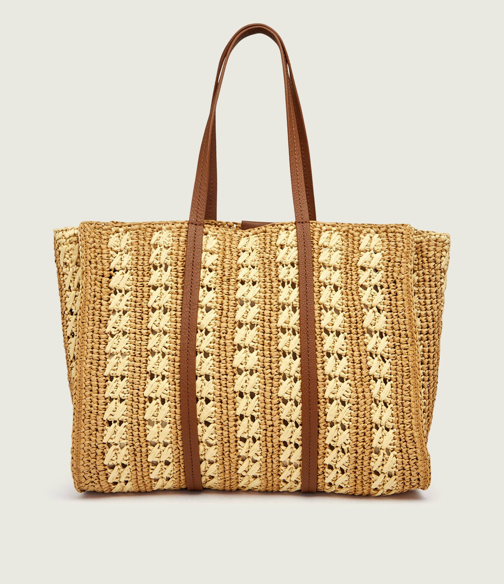 BOSS Black Geantă shopper BEYOND cu adaos de piele