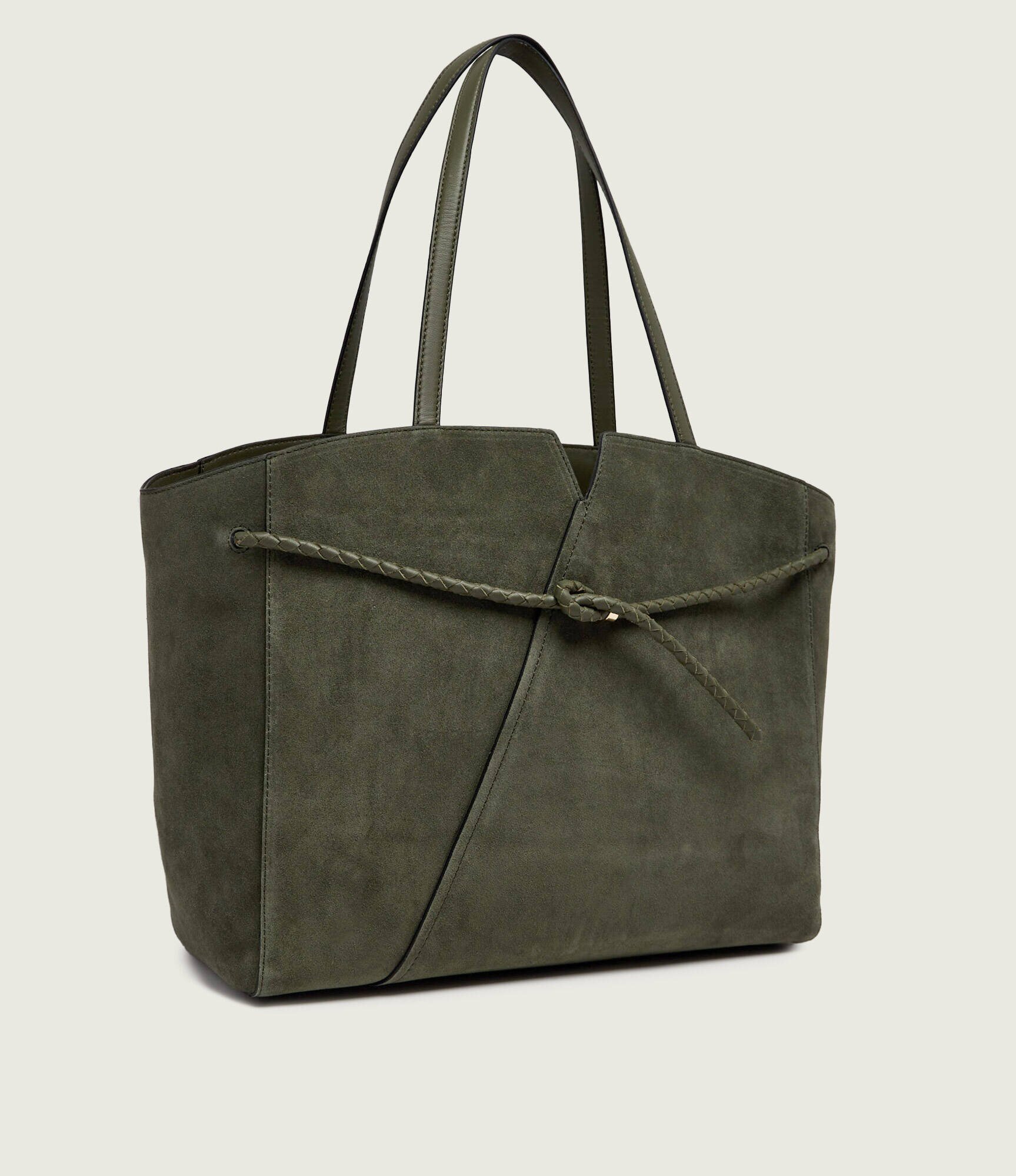 BOSS Black Geantă shopper Boss Revers | piele întoarsă