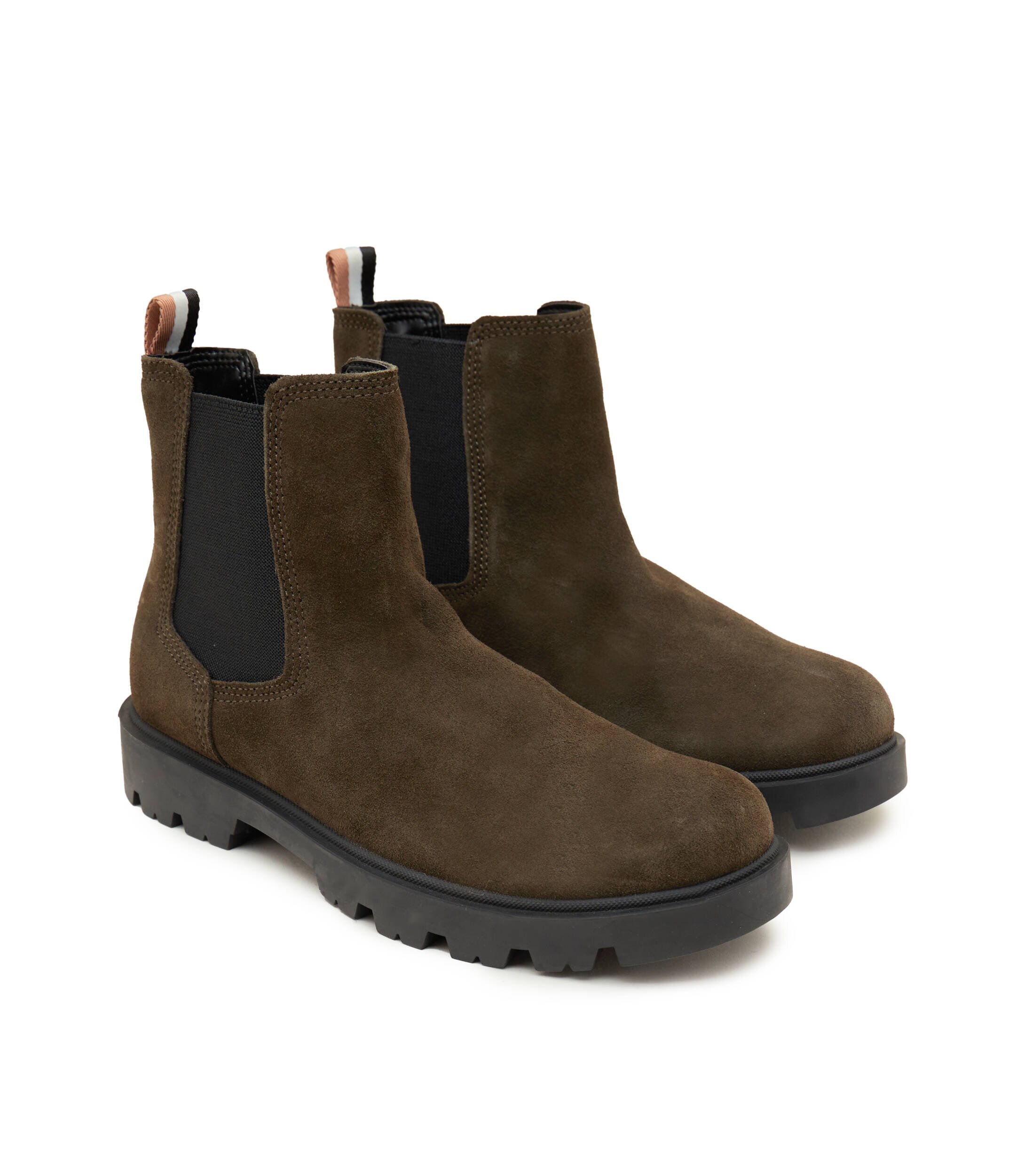 BOSS Black Ghete chelsea Adley | piele întoarsă