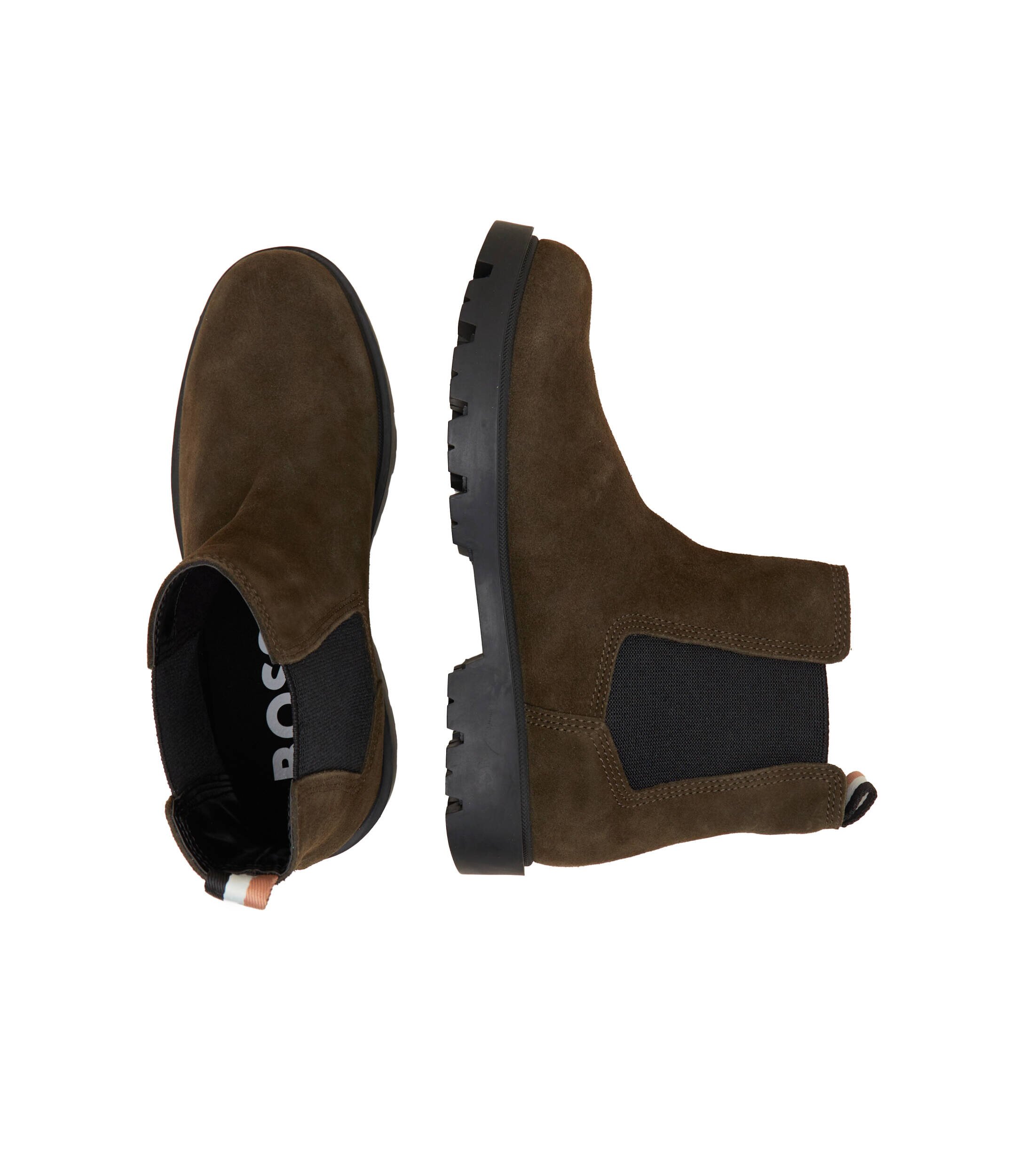 BOSS Black Ghete chelsea Adley | piele întoarsă