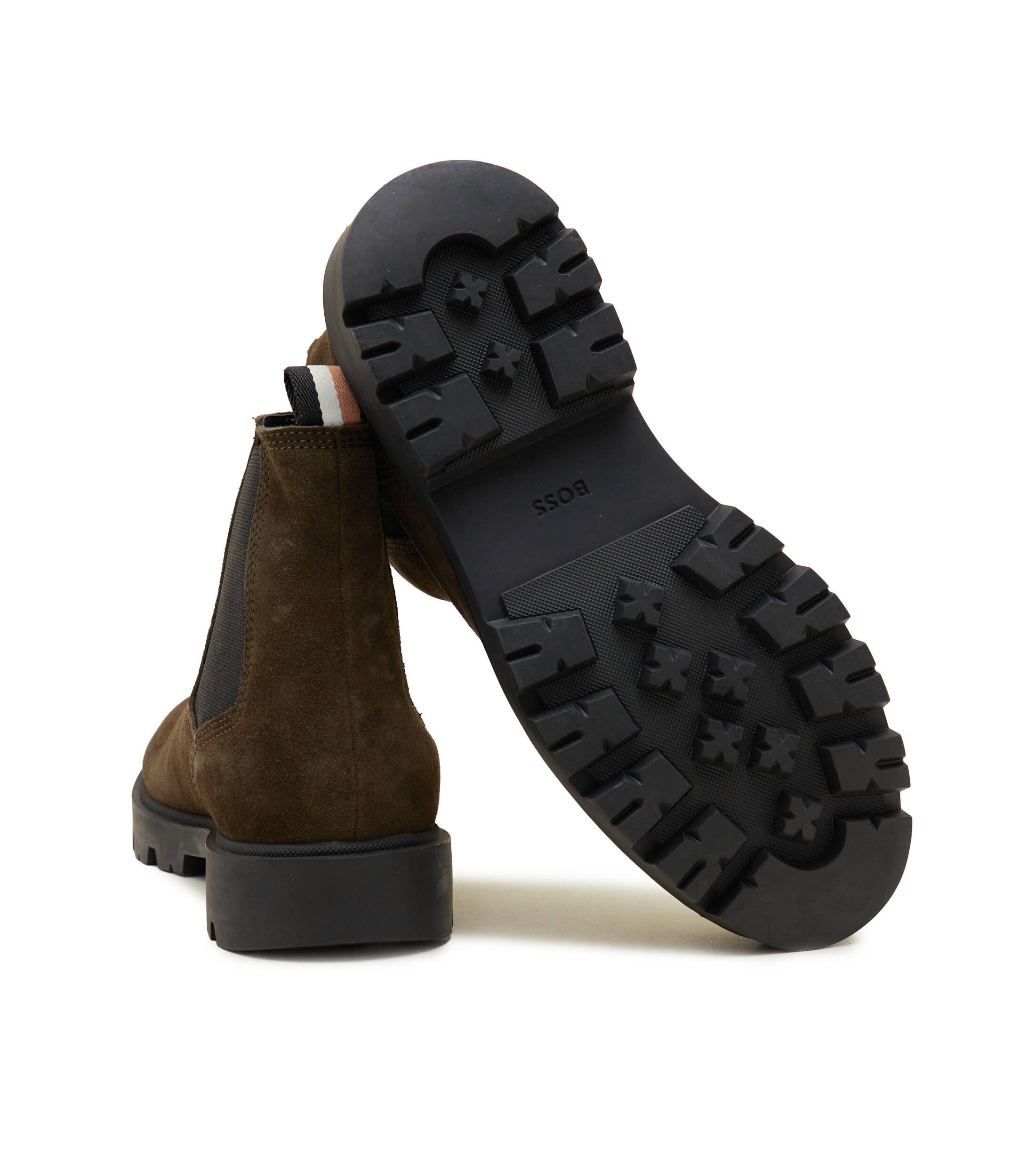 BOSS Black Ghete chelsea Adley | piele întoarsă
