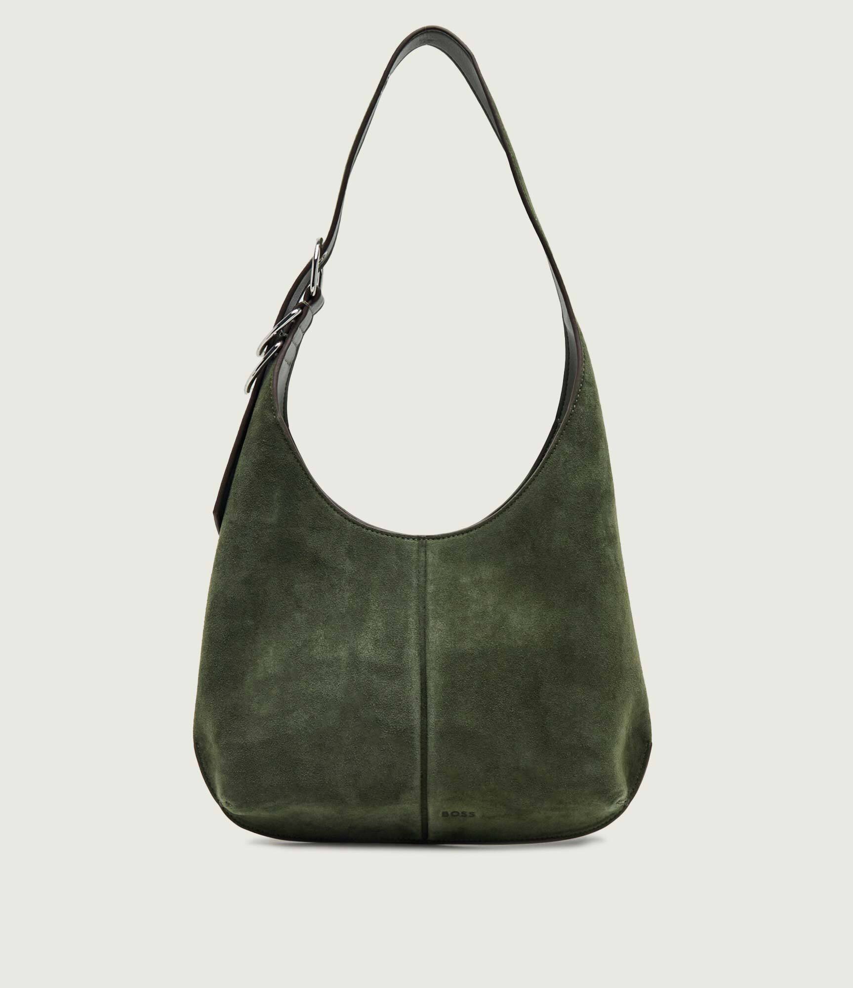 BOSS Black Hobo Clarice | piele întoarsă