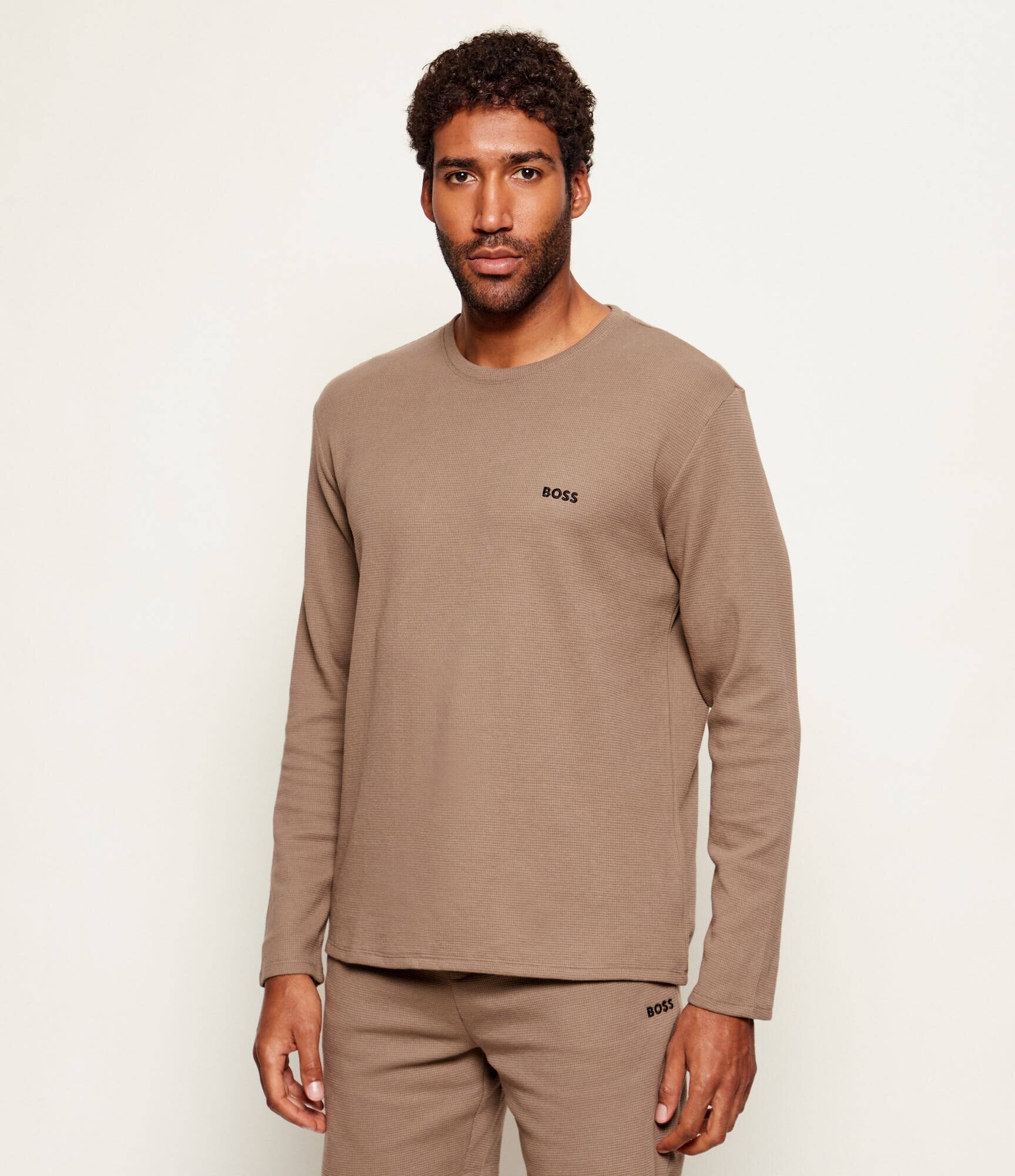 BOSS Black Longsleeve Waffle 4 | regular fit