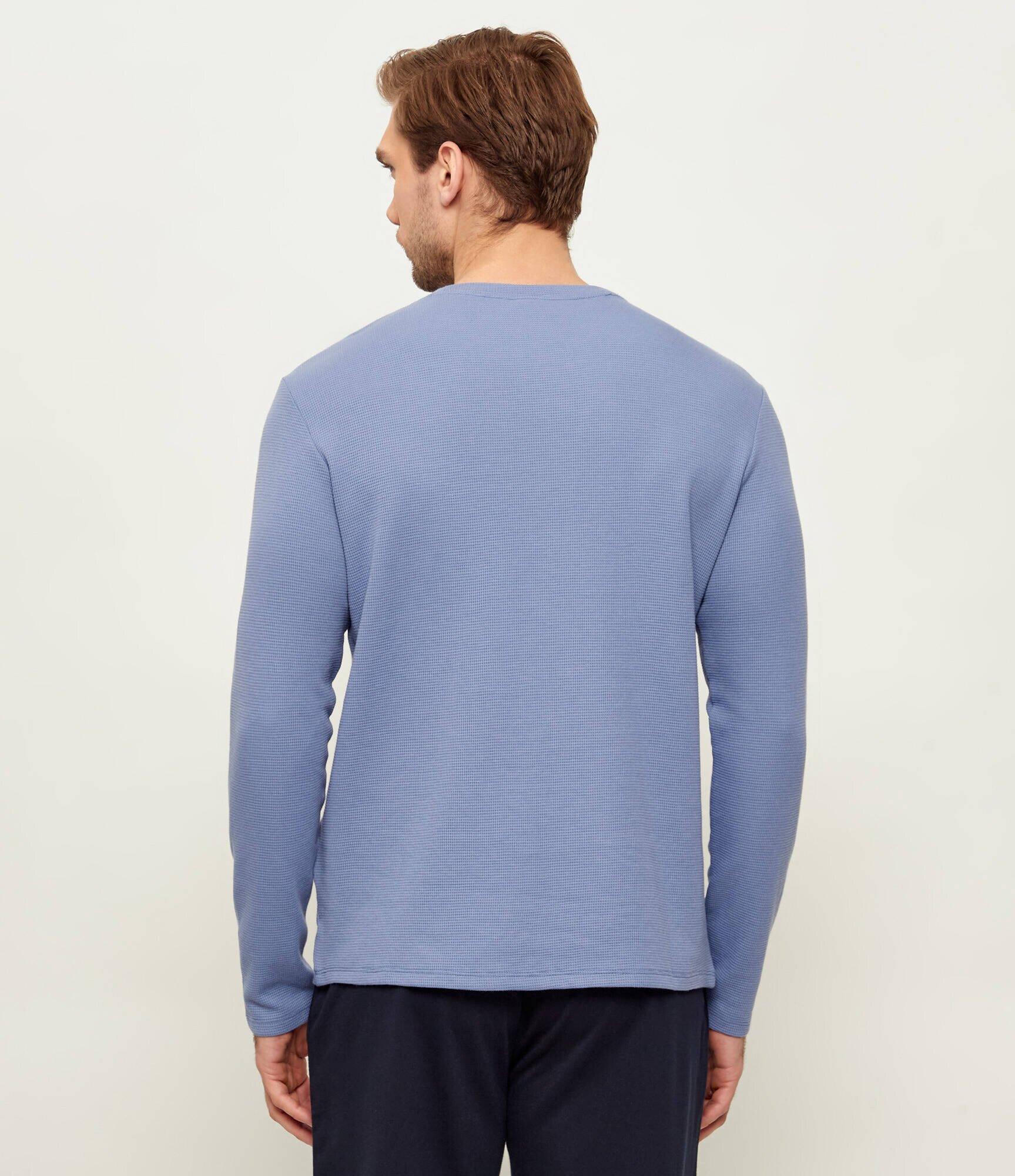 BOSS Black Longsleeve Waffle | regular fit