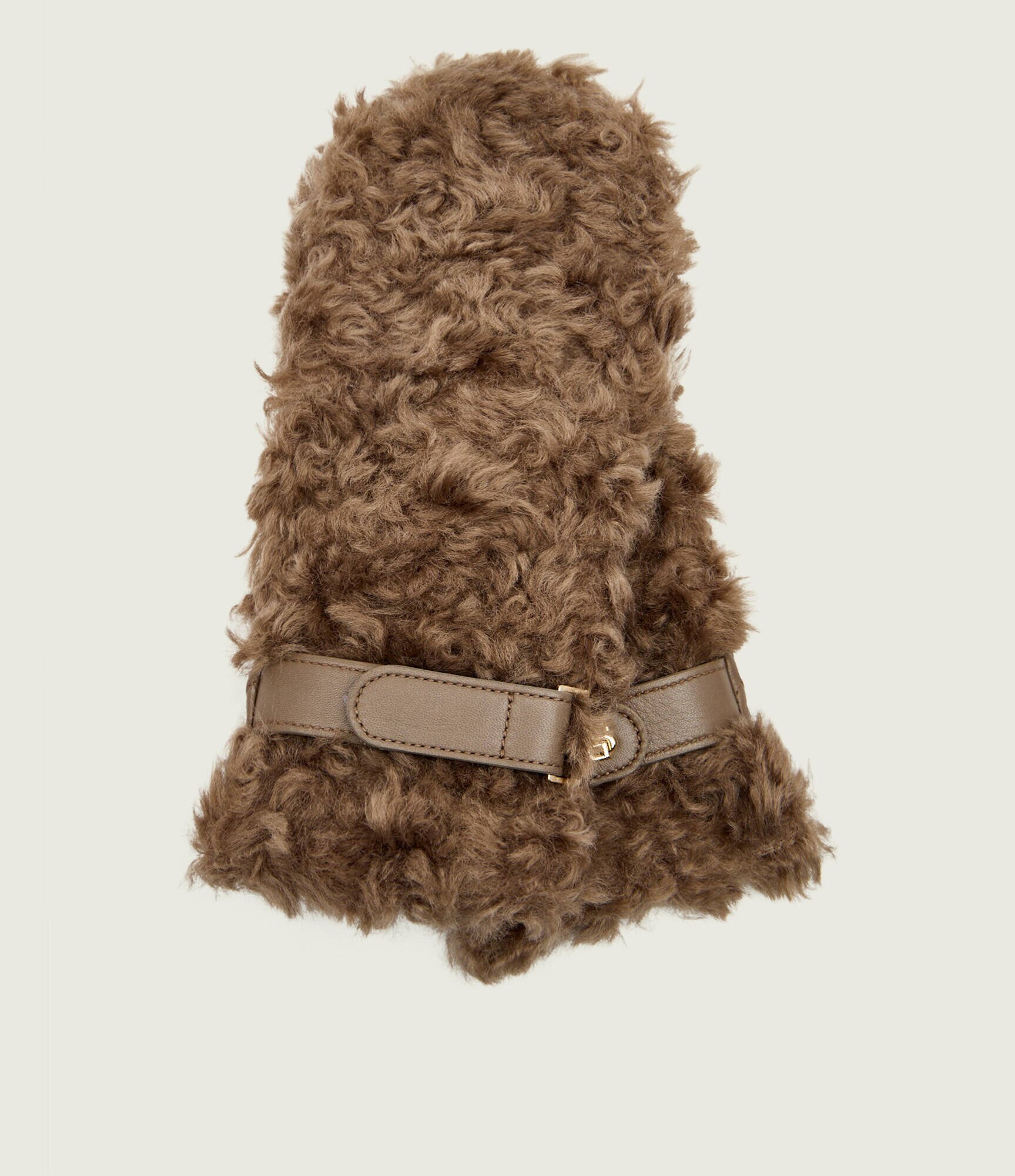BOSS Black Mănuși de piele Yosie-F-SH cu adaos de lână | shearling