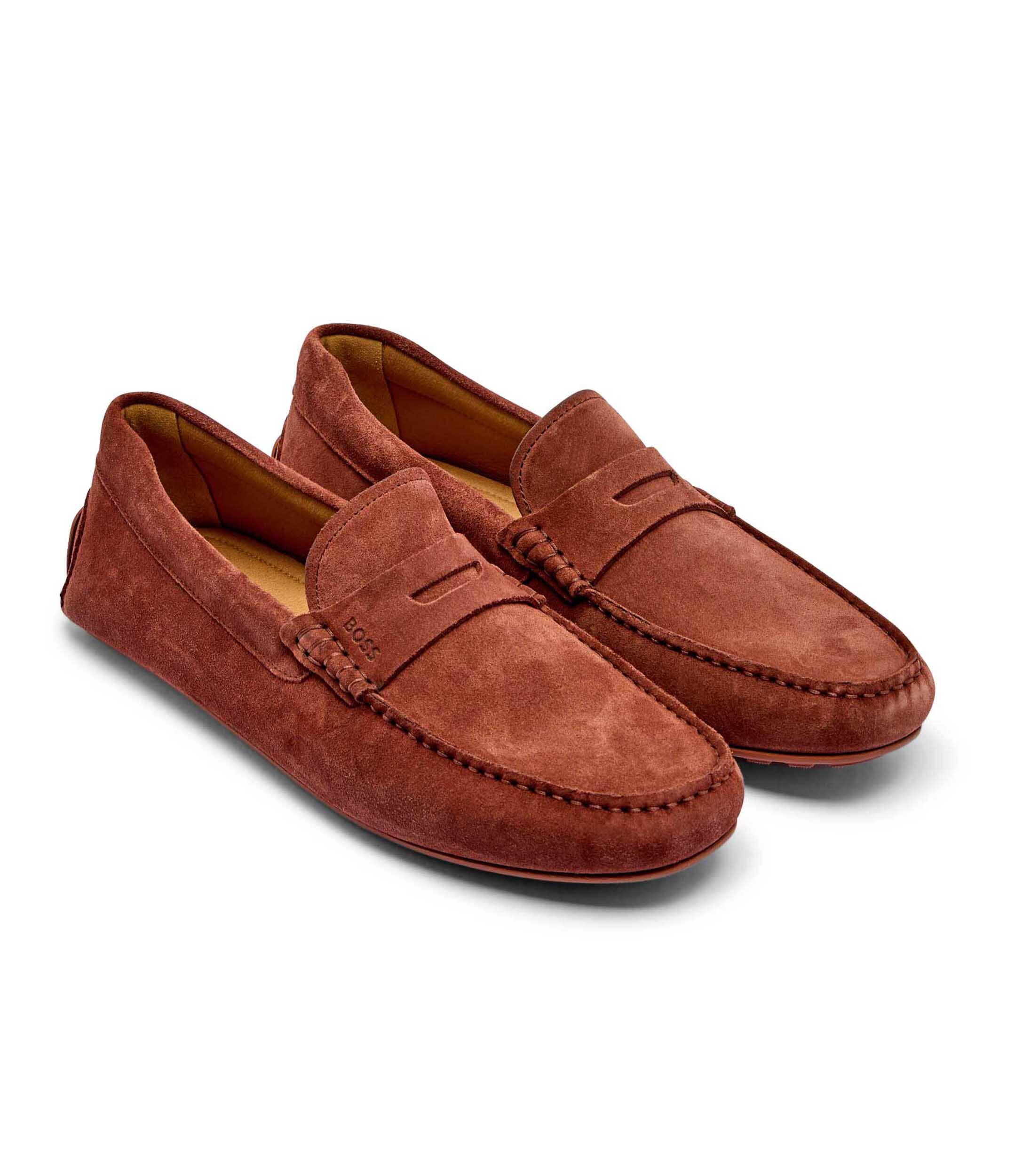 BOSS Black Mocasini Noel | piele întoarsă