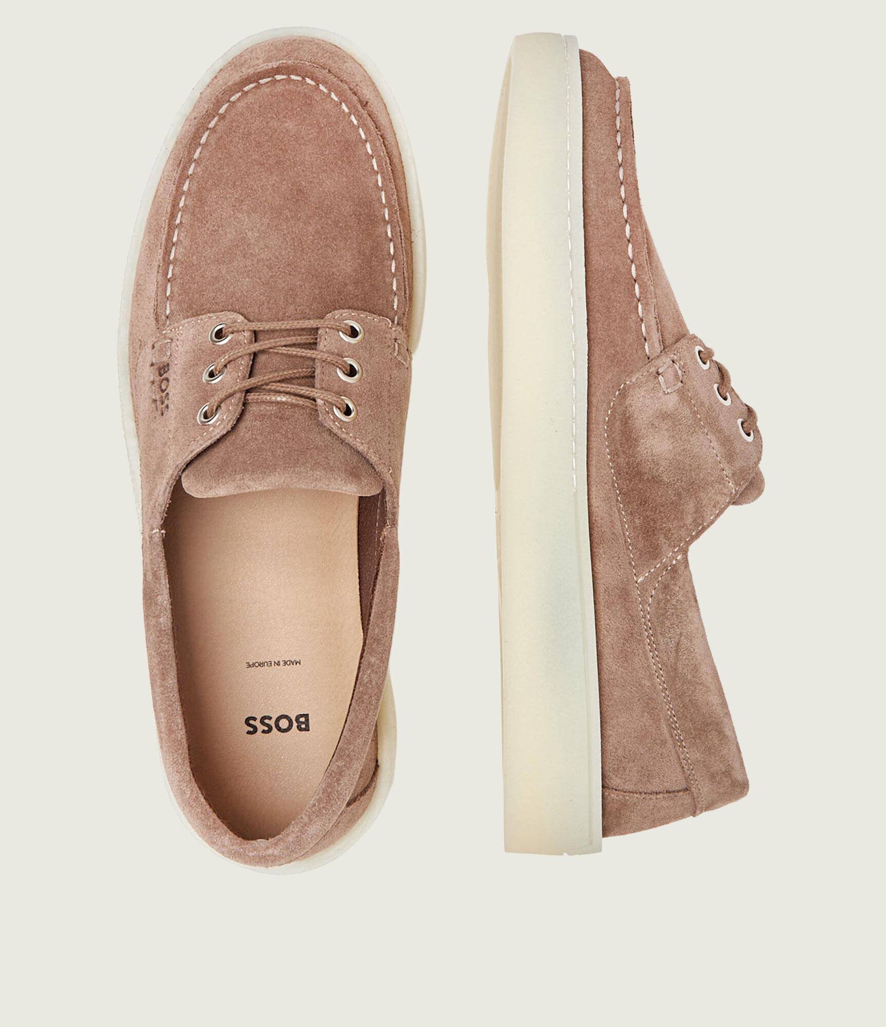 BOSS Black Mocasini Randal | piele întoarsă