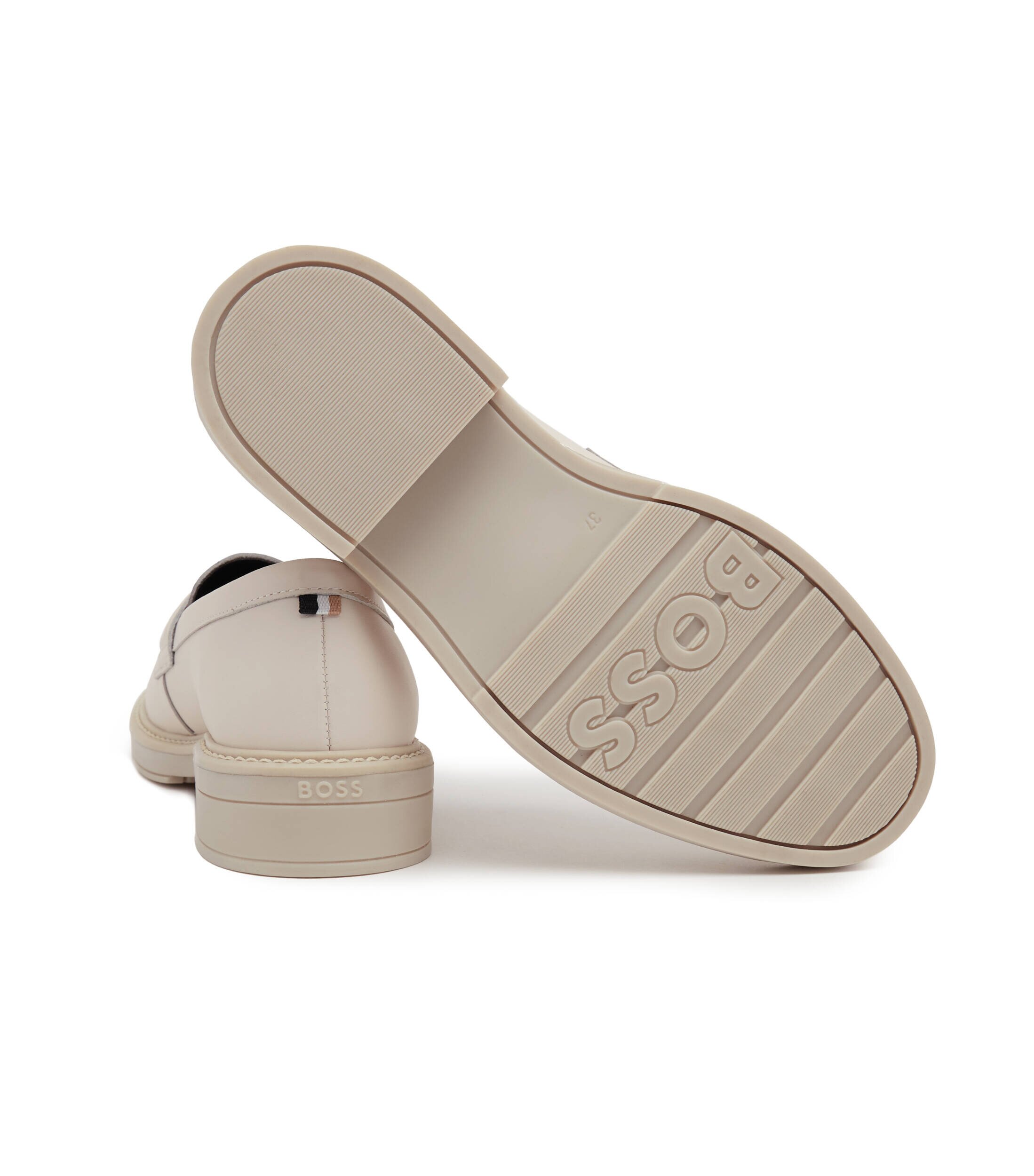 BOSS Black Mocasini Vanity C cu adaos de piele