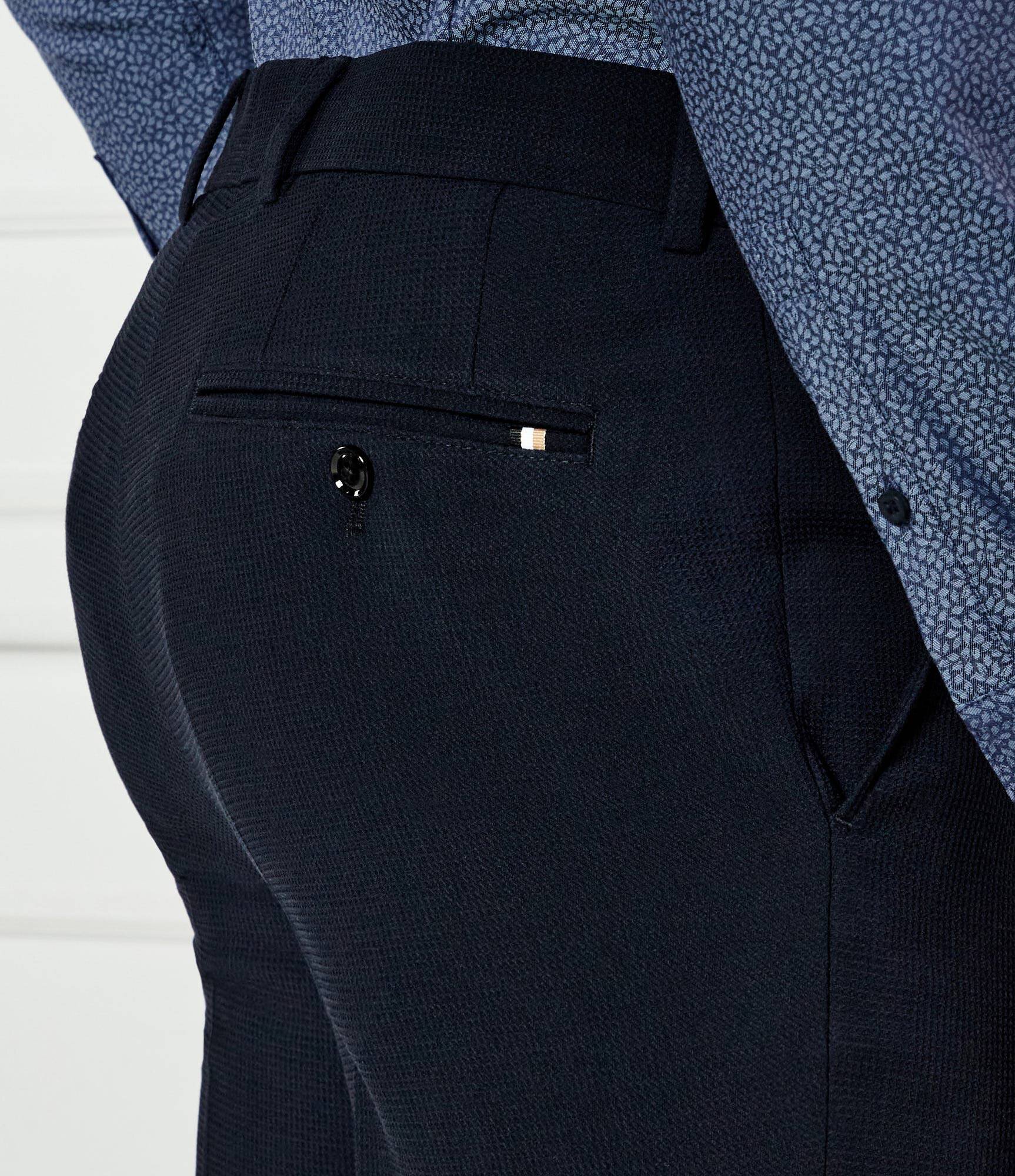 BOSS Black Pantaloni C-Genius-243 | Slim Fit cu adaos de lână