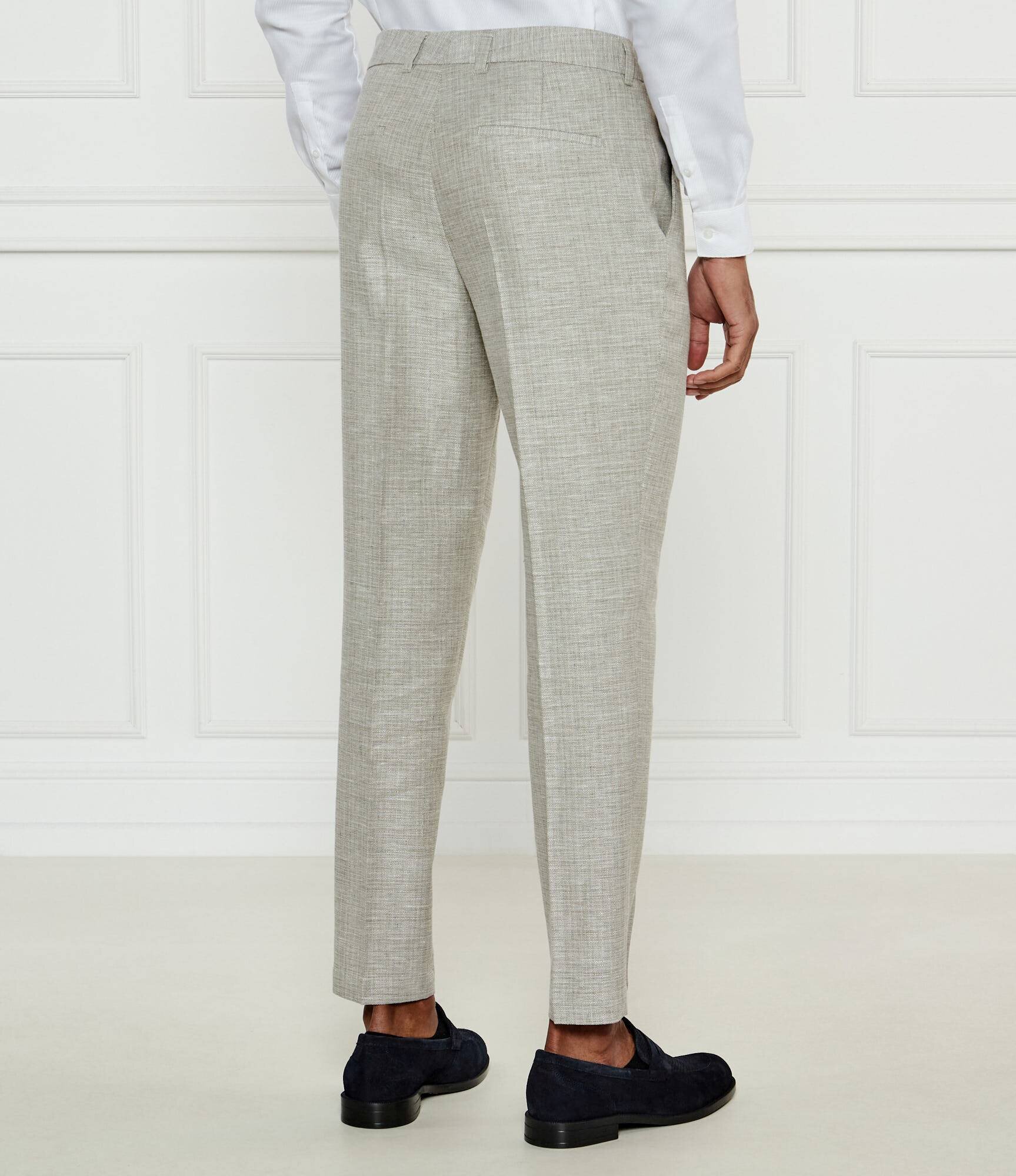 BOSS Black Pantaloni C-Perin-PL-25 | Relaxed fit | cu adaos de in