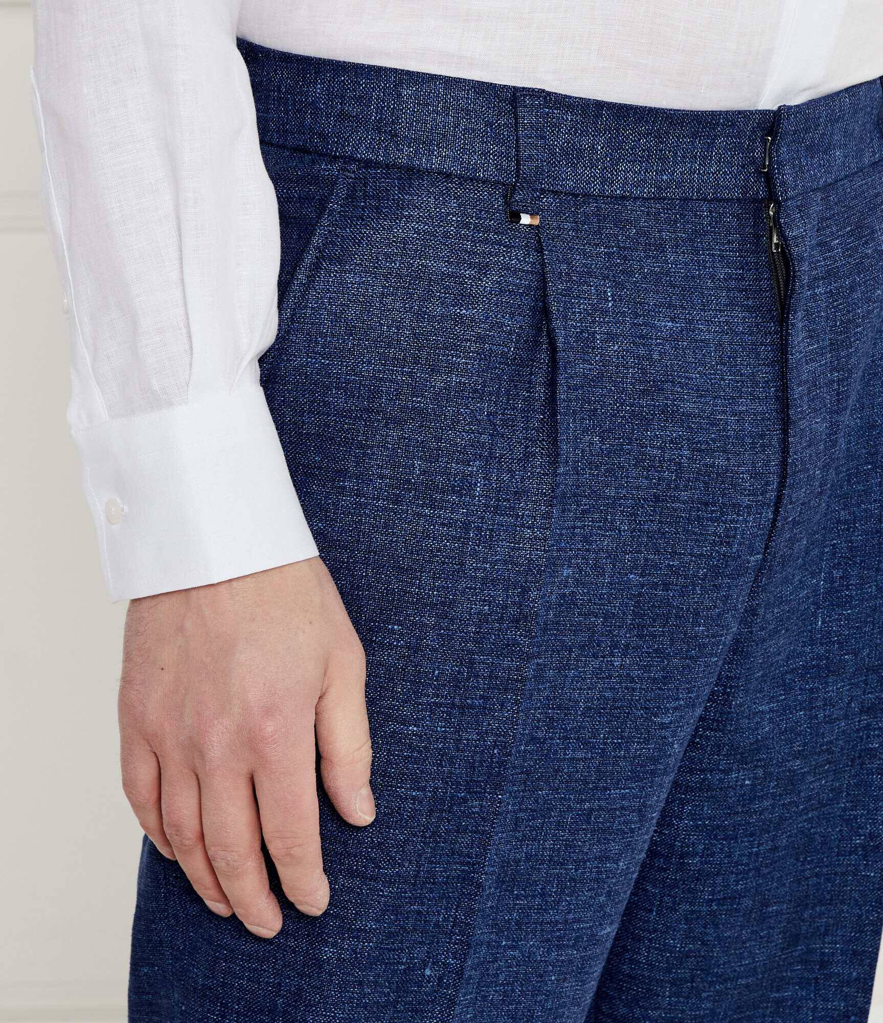 BOSS Black Pantaloni C-Perin-PL-251 | Relaxed fit | cu adaos de in