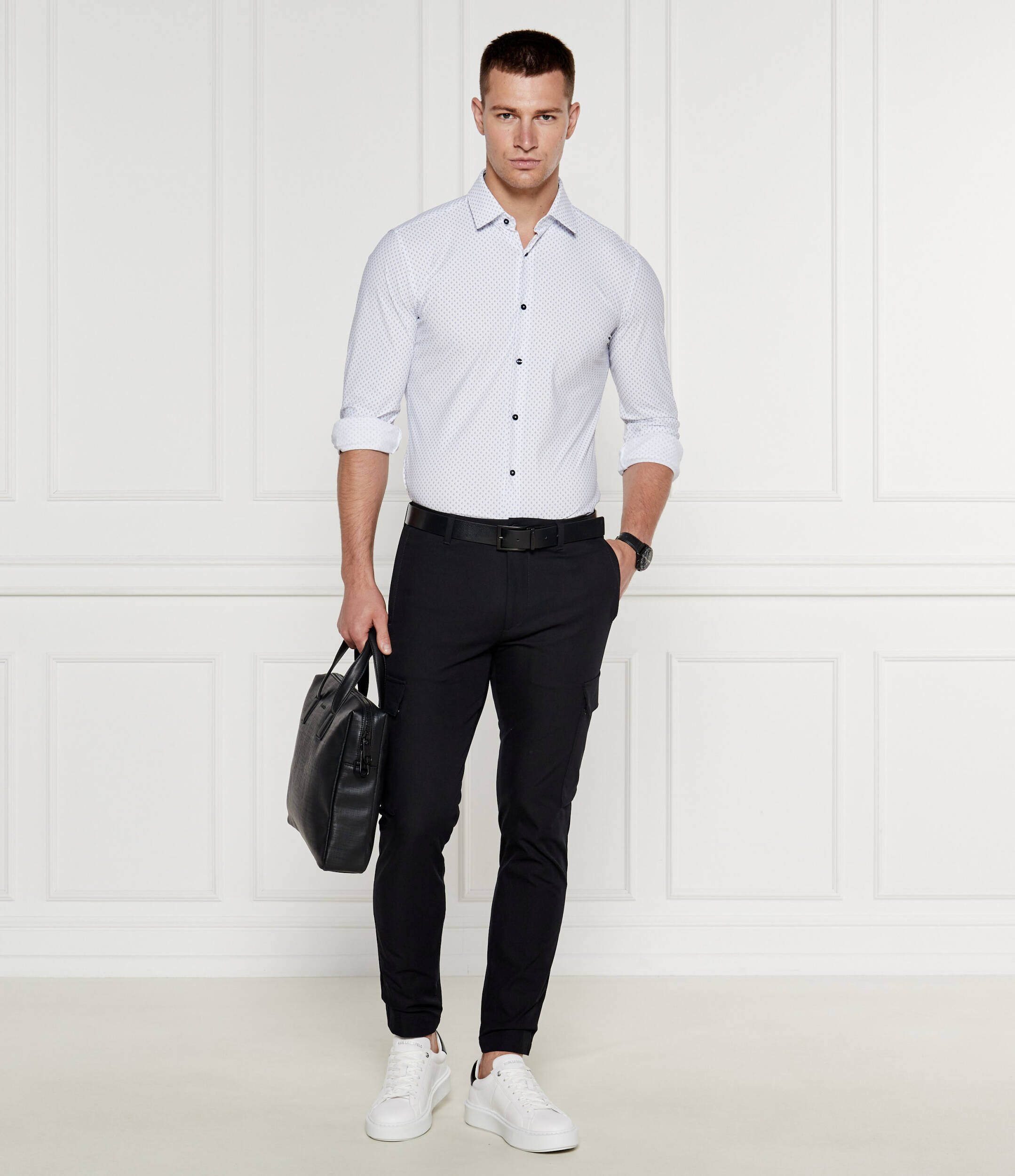 BOSS Black Pantaloni cargo P-Kaiton | Slim Fit