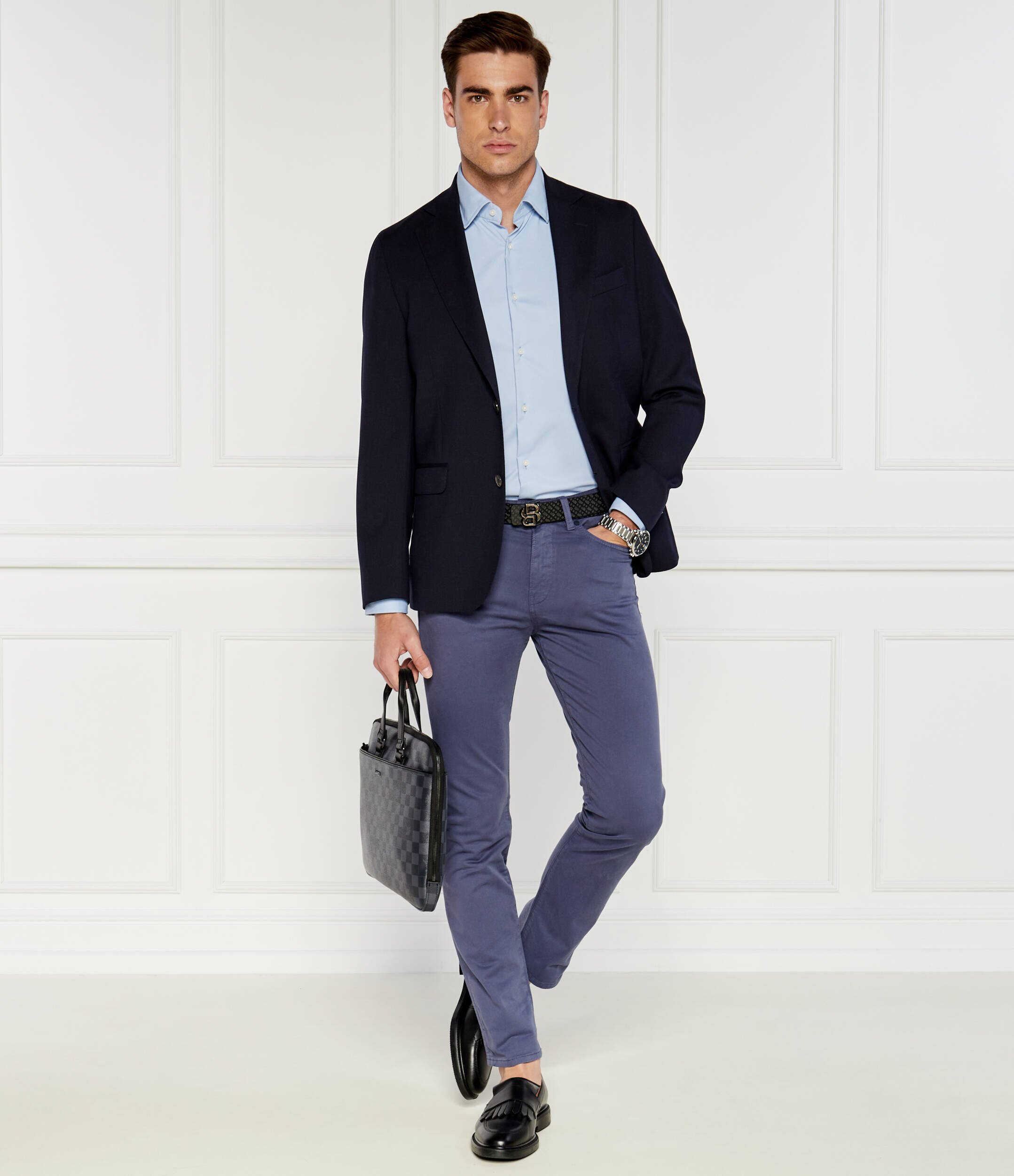 BOSS Black Pantaloni chino Delaware | Slim Fit