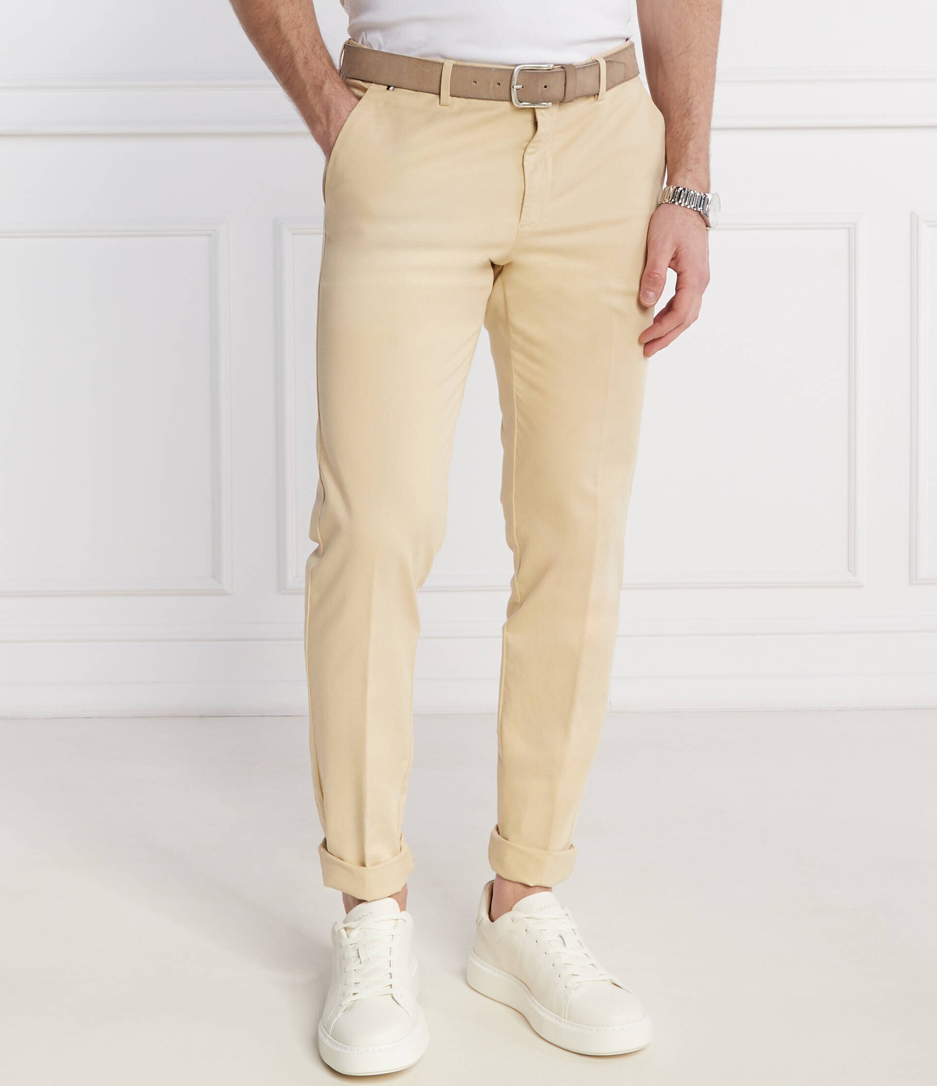 BOSS Black Pantaloni chino Kaito1 | Slim Fit | stretch