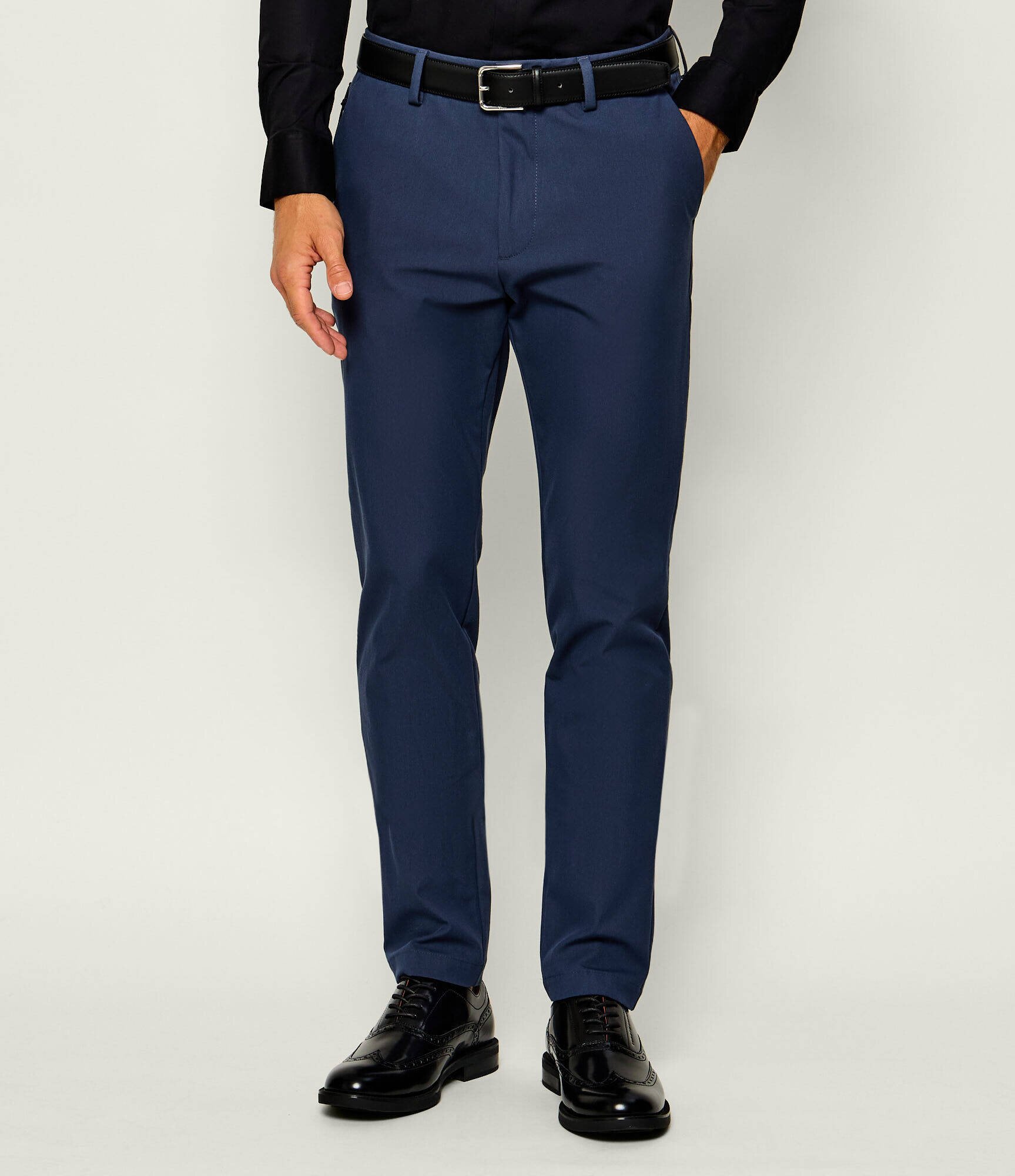 BOSS Black Pantaloni chino P-Kaiton1-Zip | Slim Fit