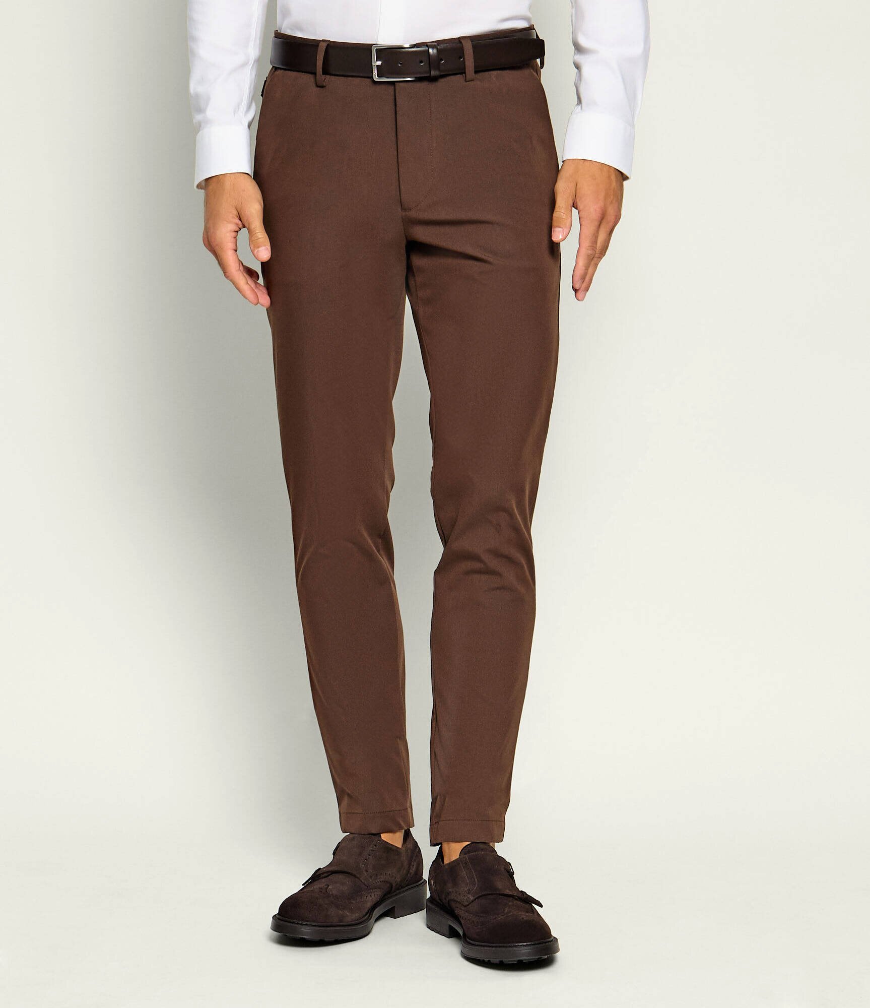 BOSS Black Pantaloni chino P-Kaiton1-Zip | Slim Fit