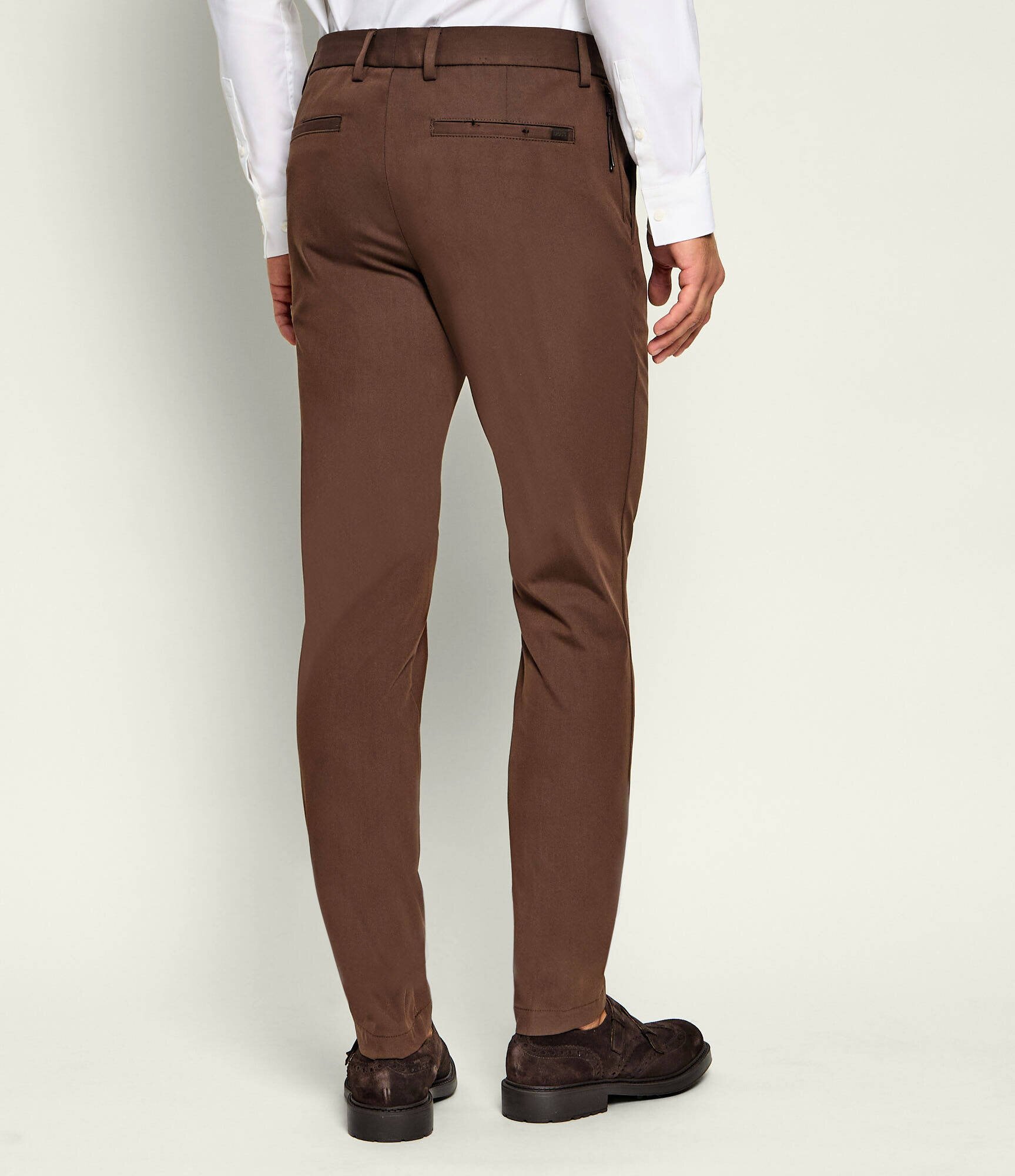 BOSS Black Pantaloni chino P-Kaiton1-Zip | Slim Fit