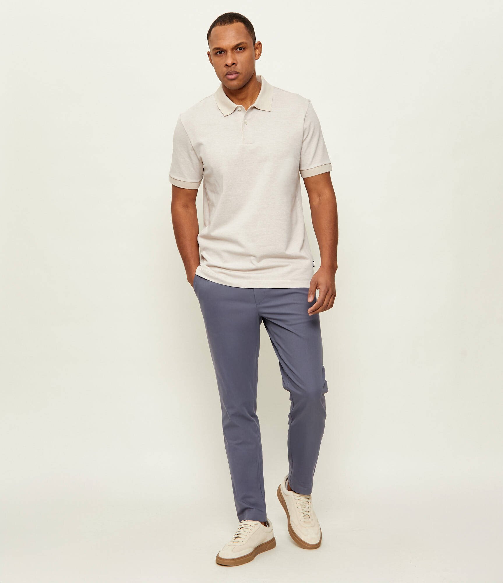 BOSS Black Pantaloni chino P-Kaiton1-Zip | Slim Fit