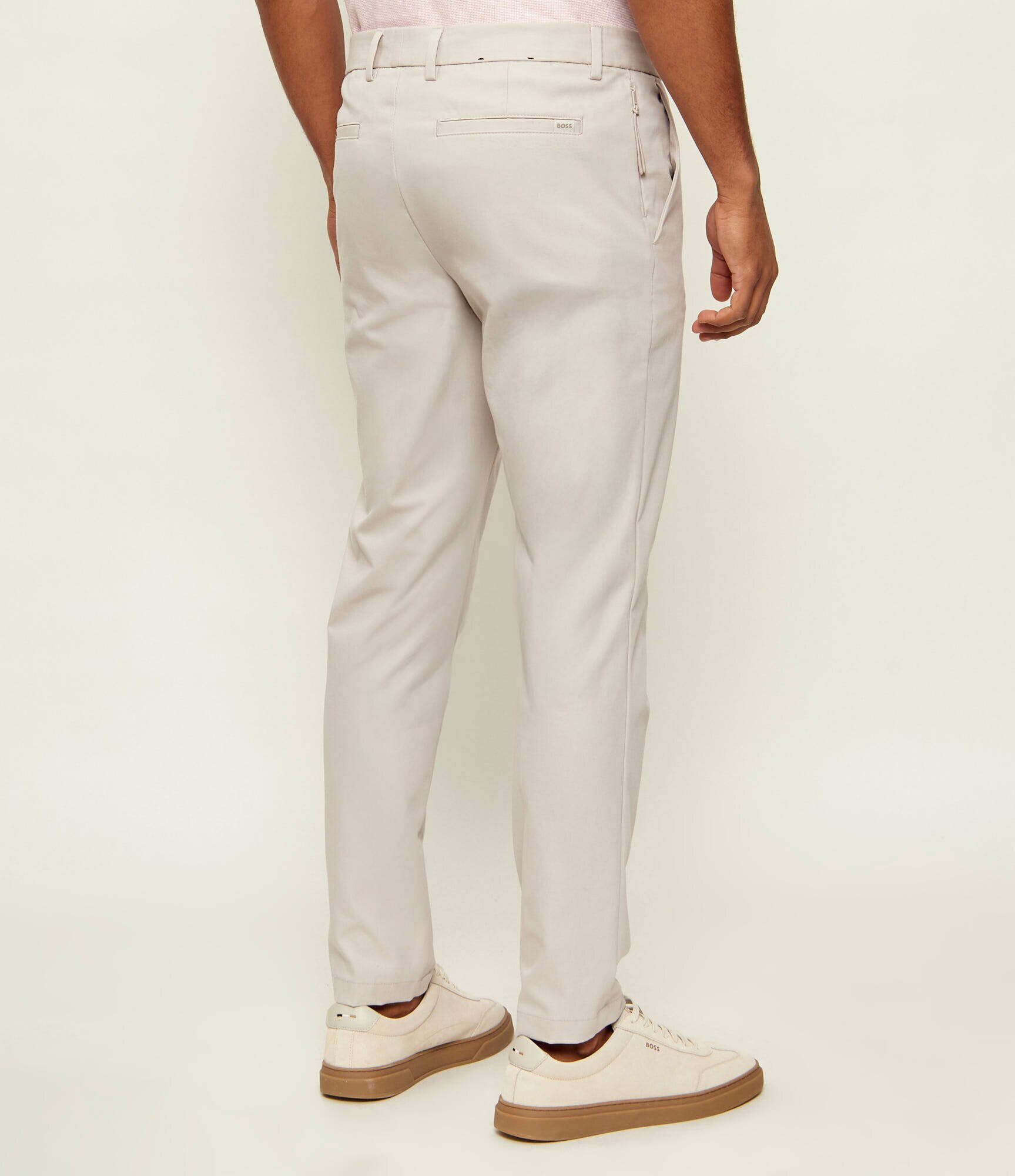 BOSS Black Pantaloni chino P-Kaiton1-Zip | Slim Fit