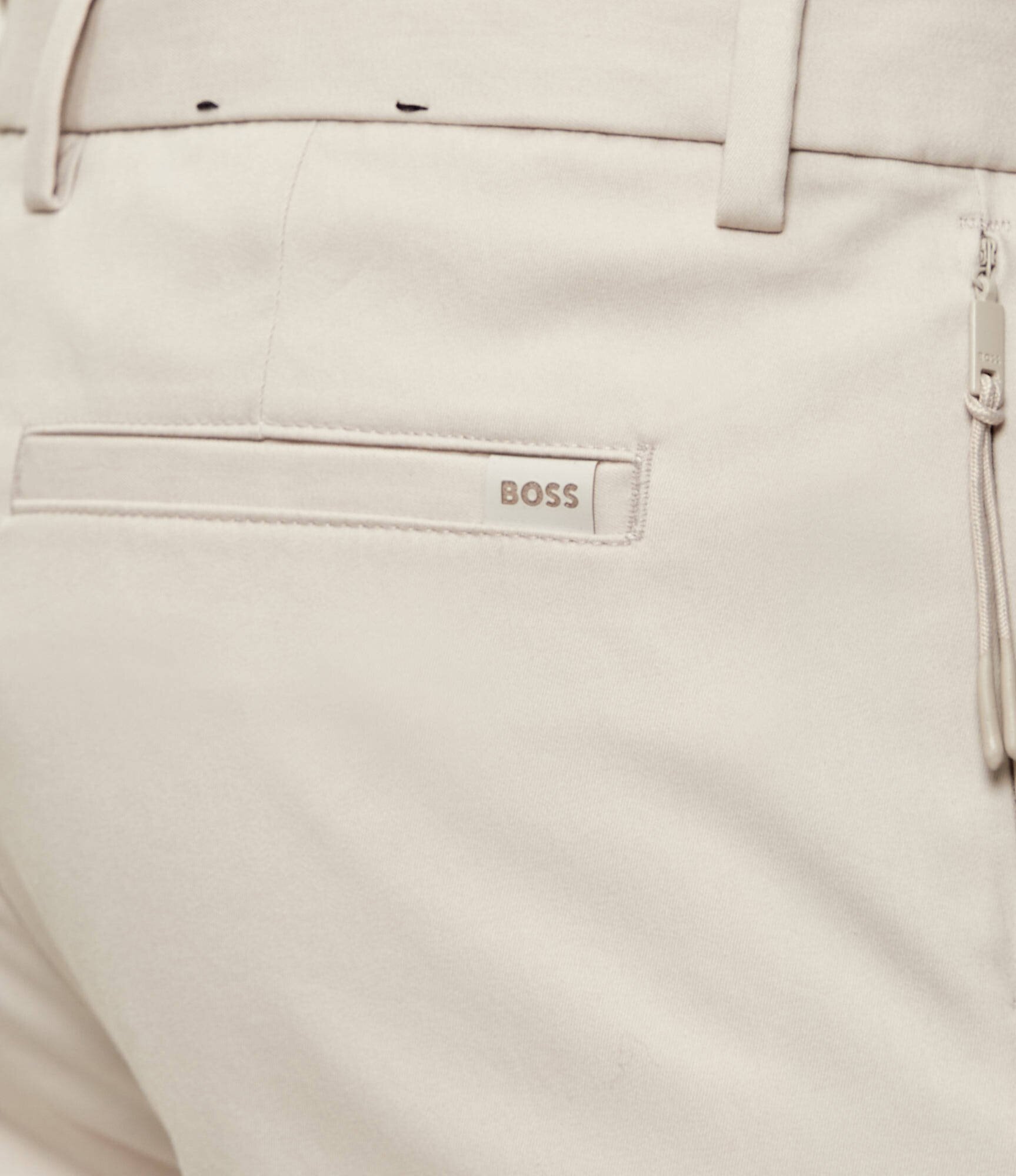 BOSS Black Pantaloni chino P-Kaiton1-Zip | Slim Fit