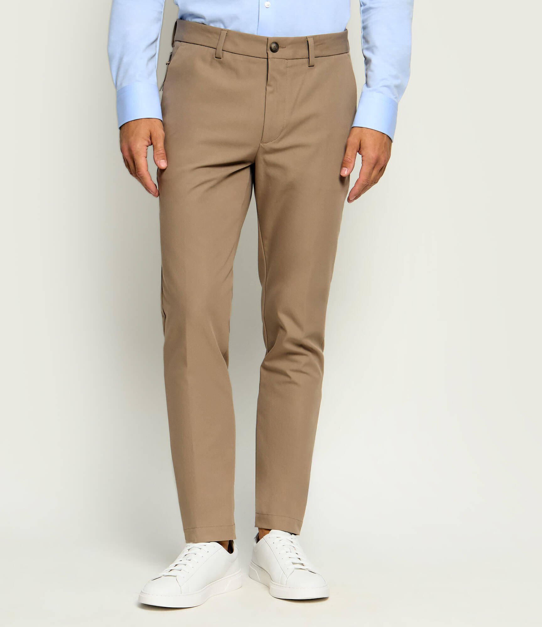 BOSS Black Pantaloni chino P-Kaiton1-Zip | Slim Fit