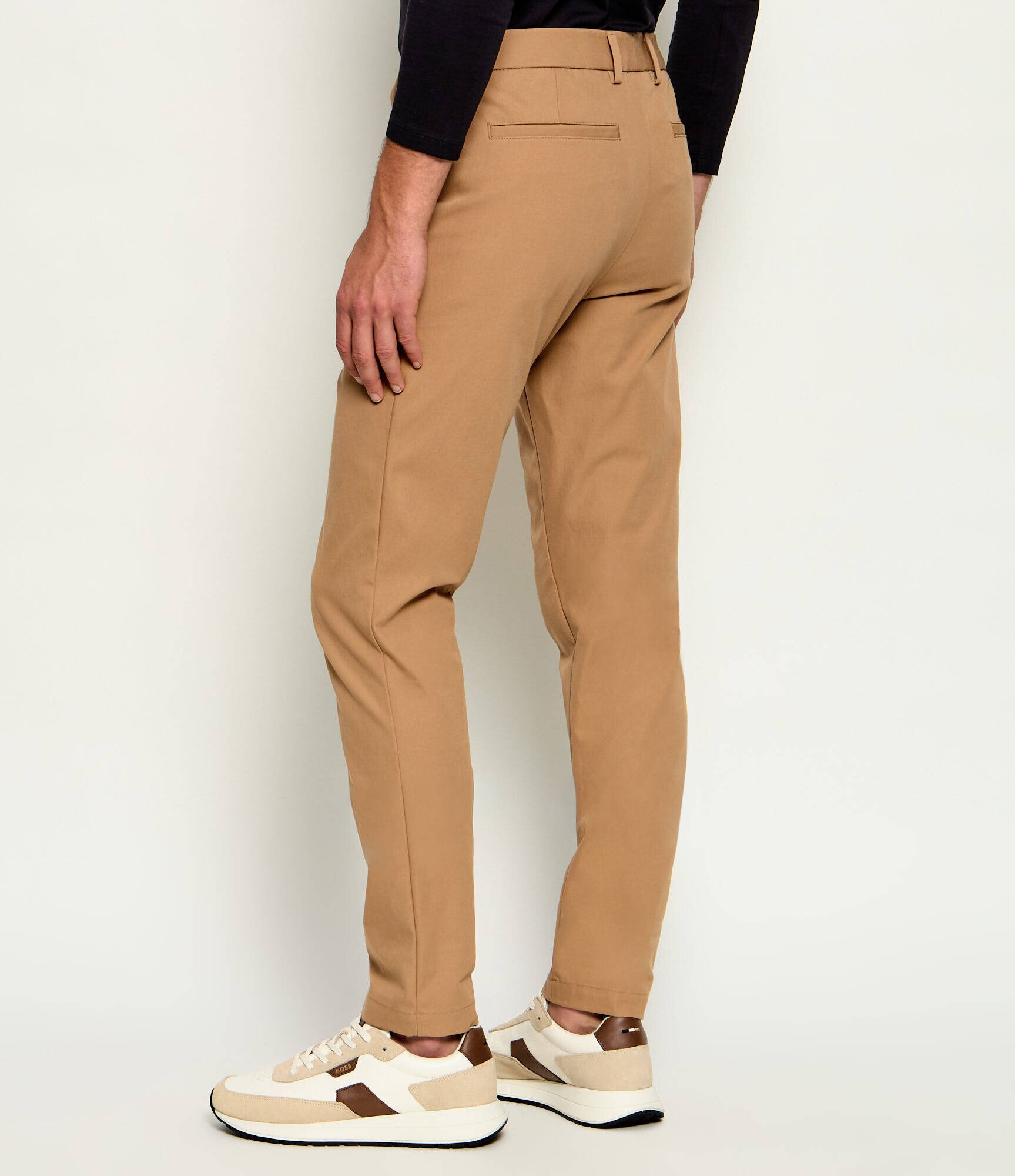 BOSS Black Pantaloni chino P-Kaiton1-Zip | Slim Fit
